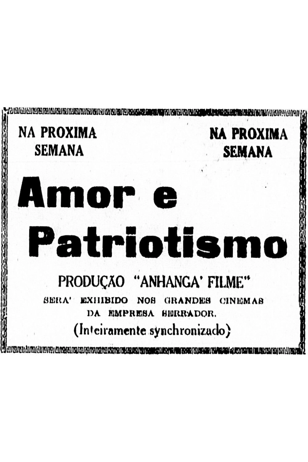 Amor e Patriotismo
