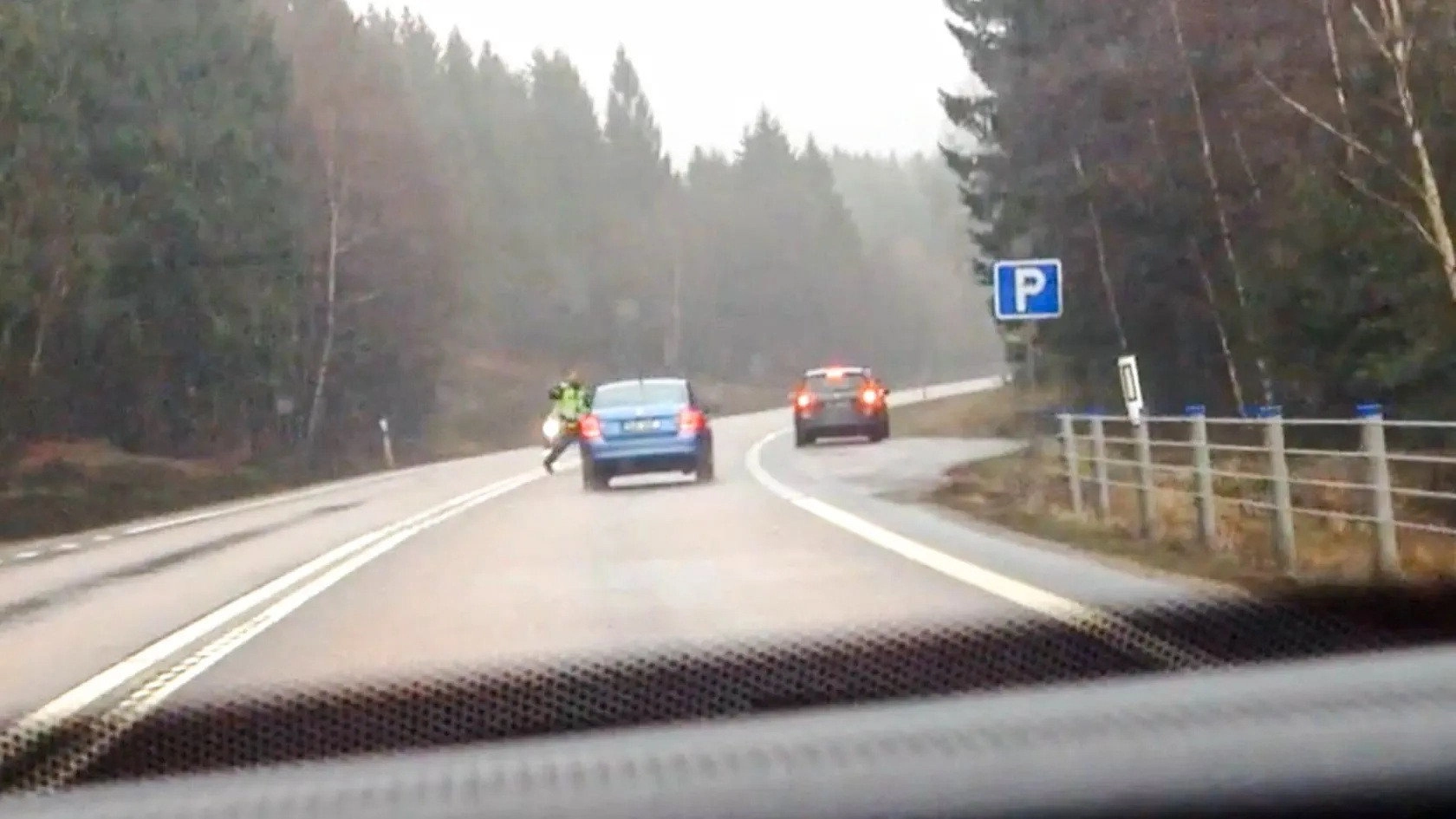 Fångat på polisens kamera