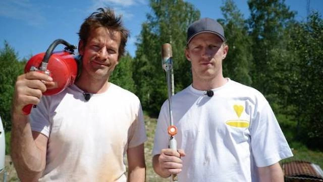 Folle og Almaas bygger hus