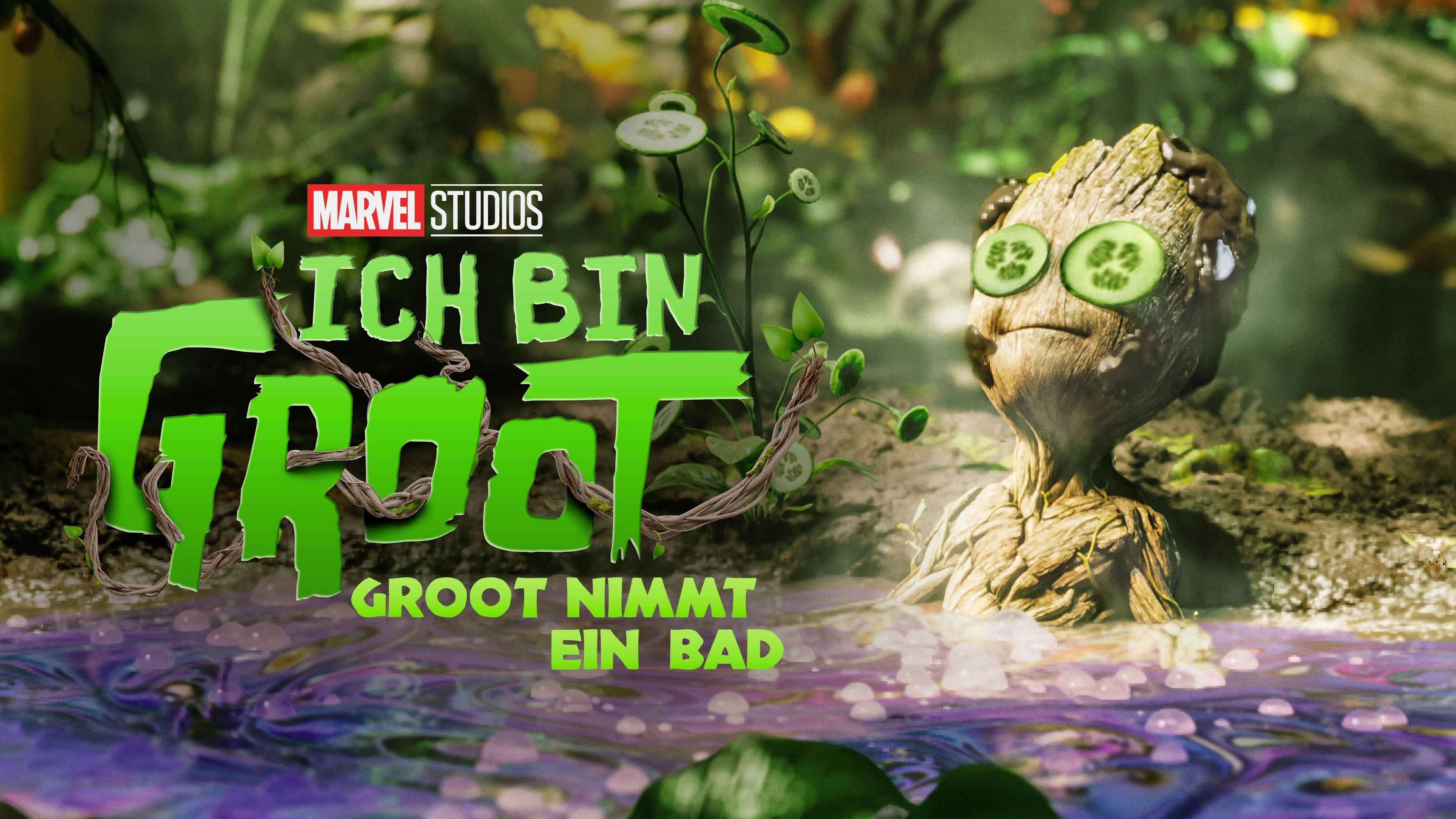 Groot Takes a Bath