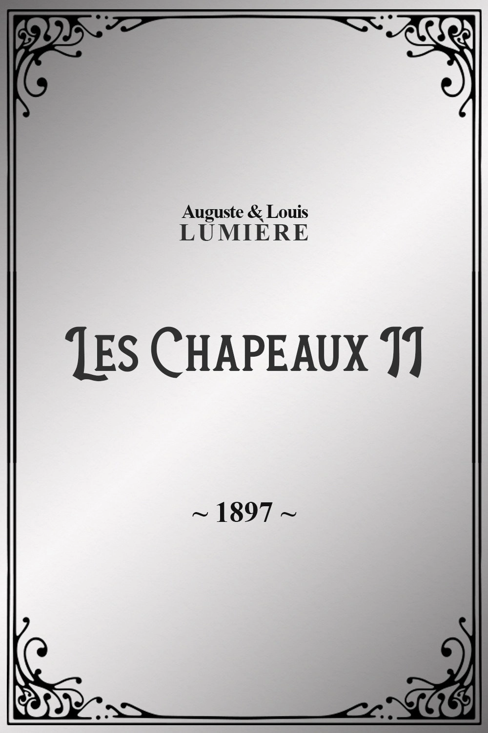 Les chapeaux, II