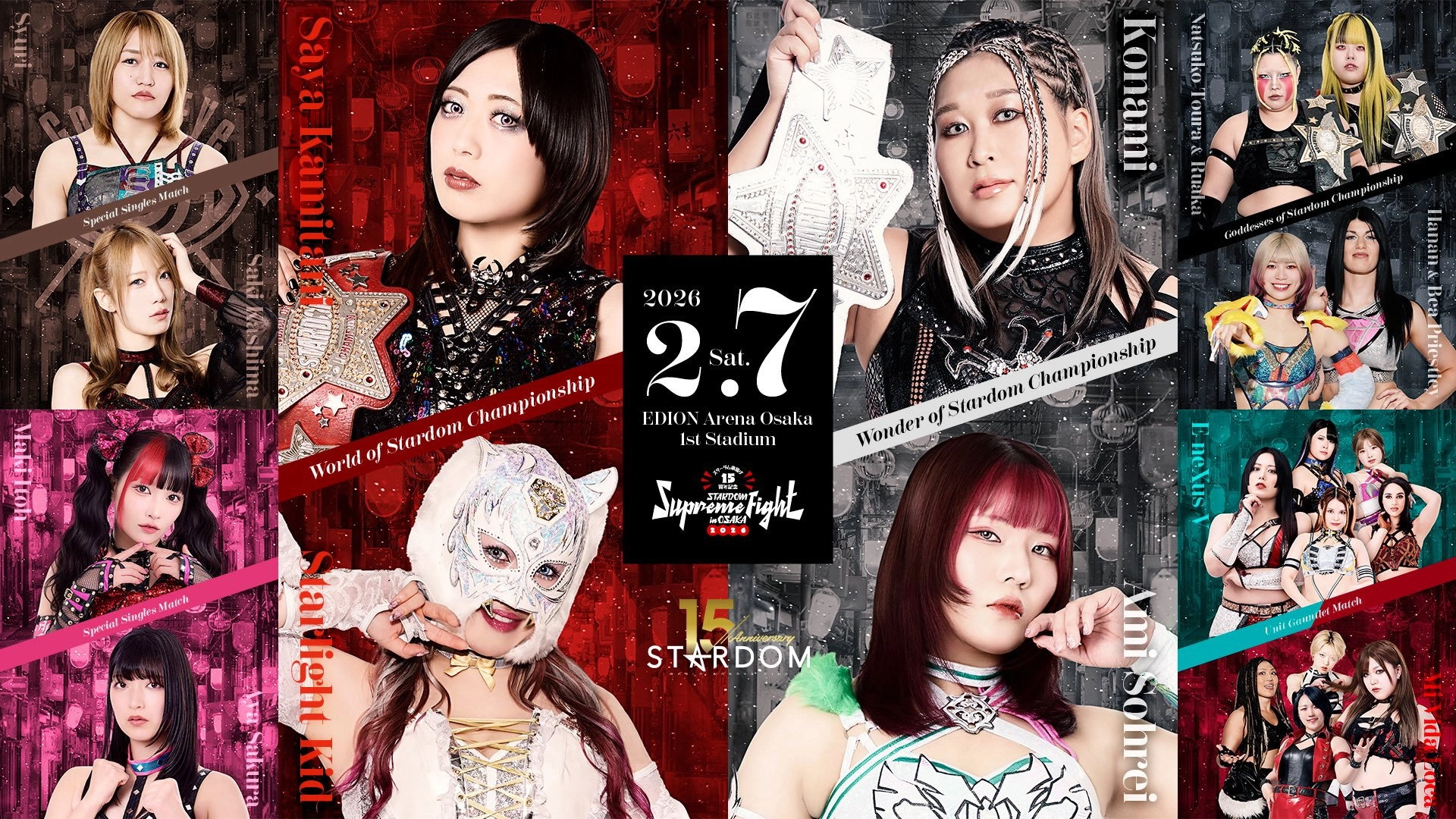 Stardom 15th Anniversary Supreme Fight 2026 in Osaka