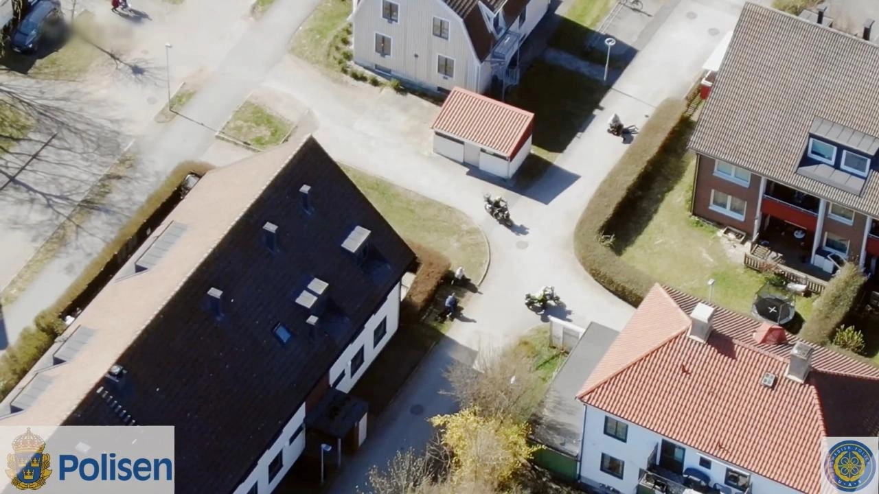 Fångat på polisens kamera