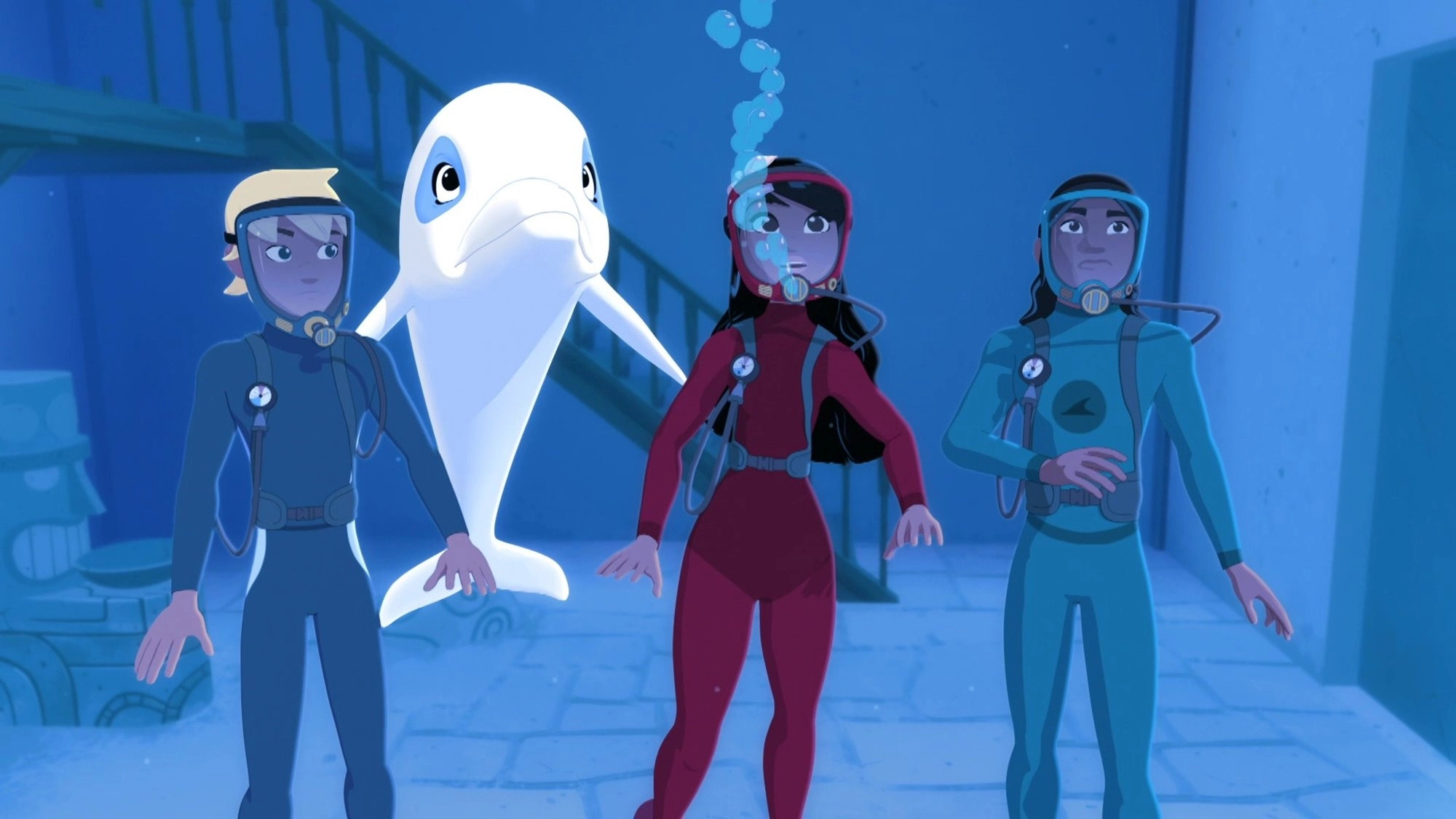Zoom the White Dolphin