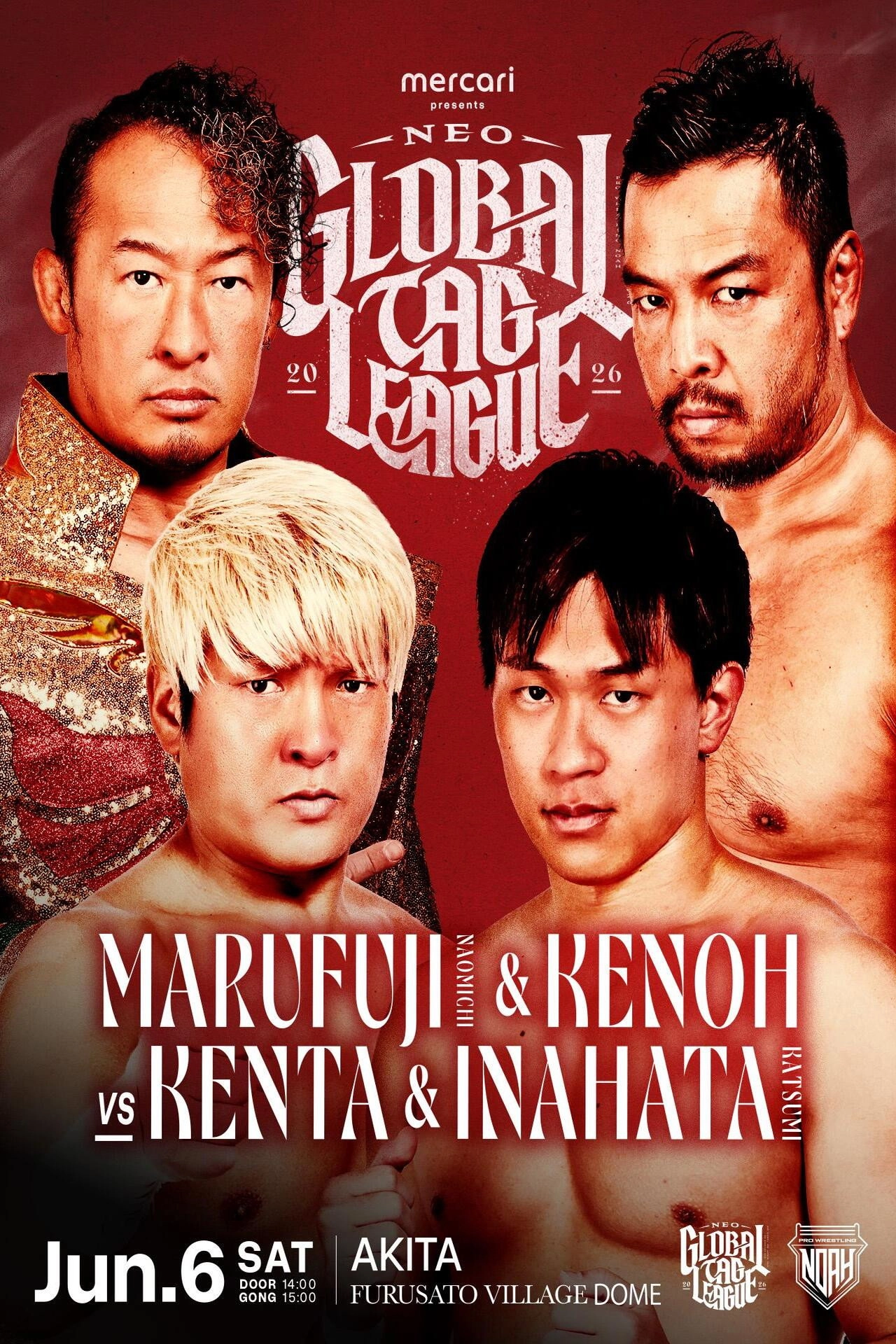 NOAH Neo Global Tag League 2026 ~ Day 9