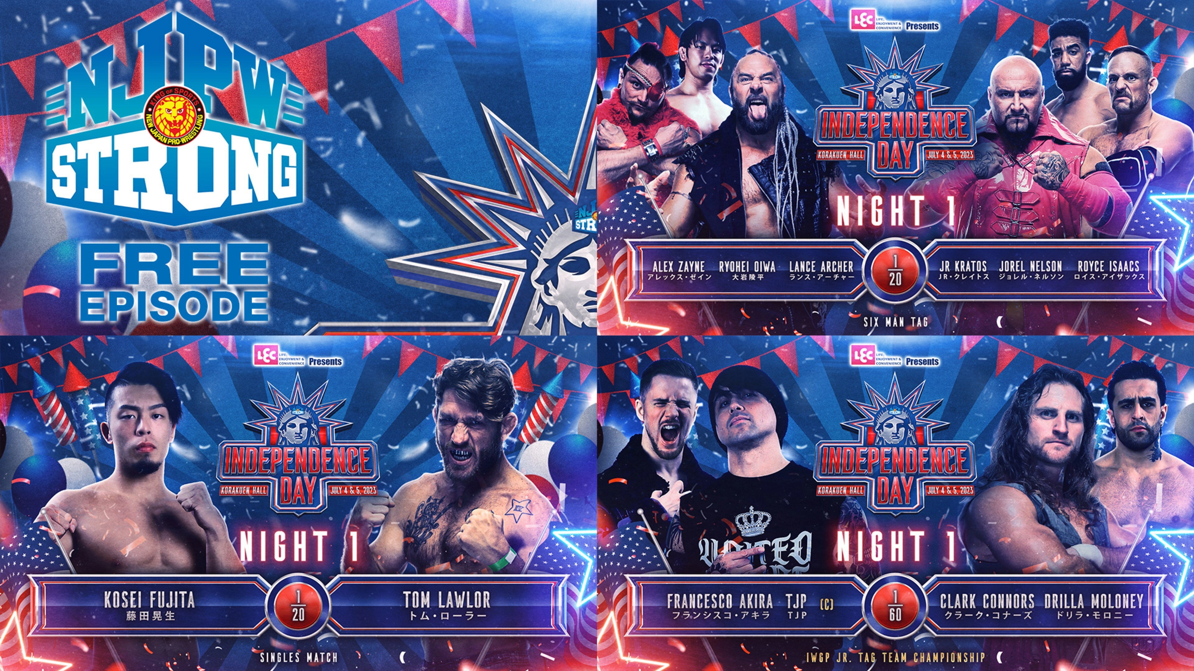 NJPW STRONG Independence Day 2023 - Day 1