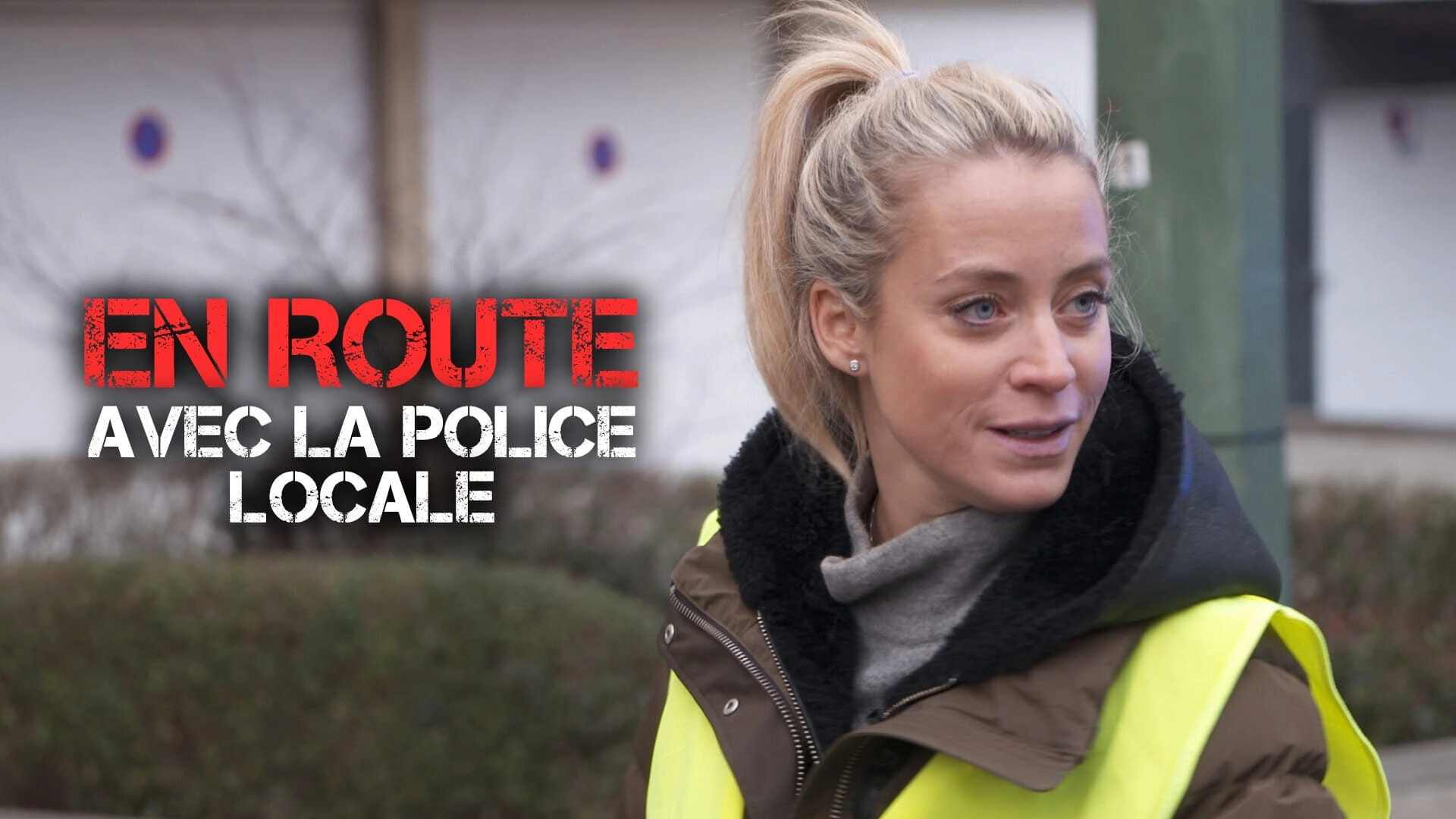 En route avec la police