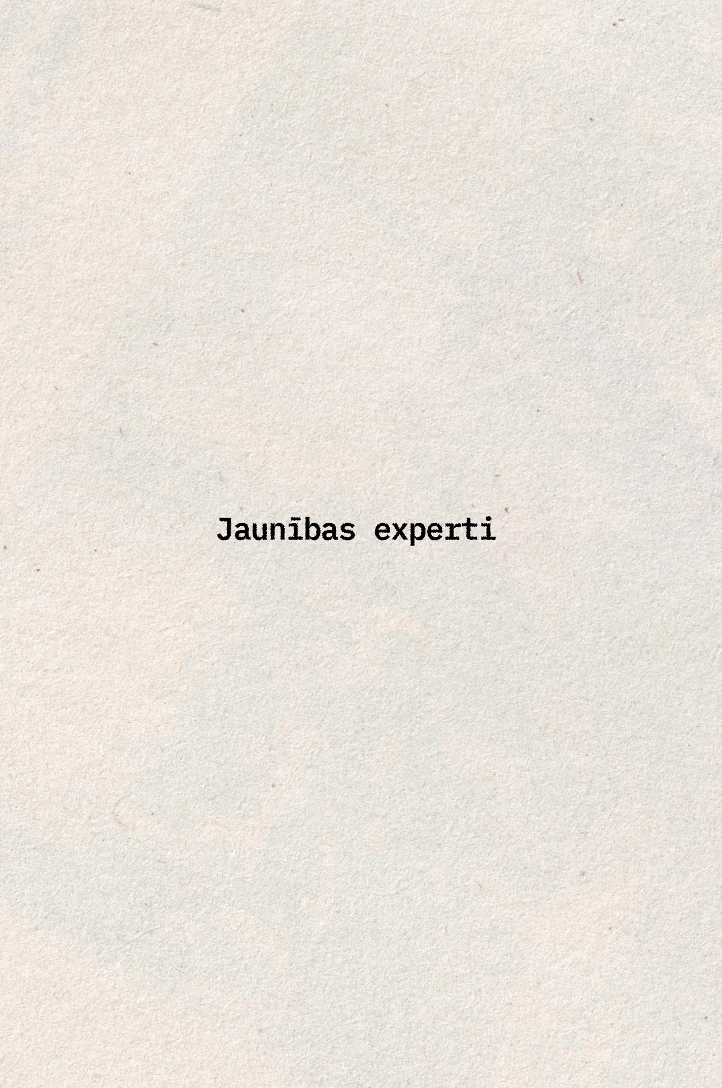 Experts of Youth