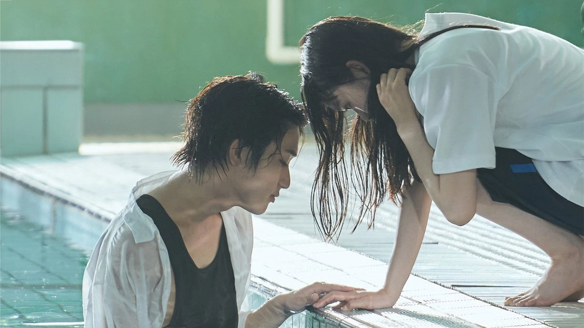 Falling High School Girl and Irresponsible Teacher