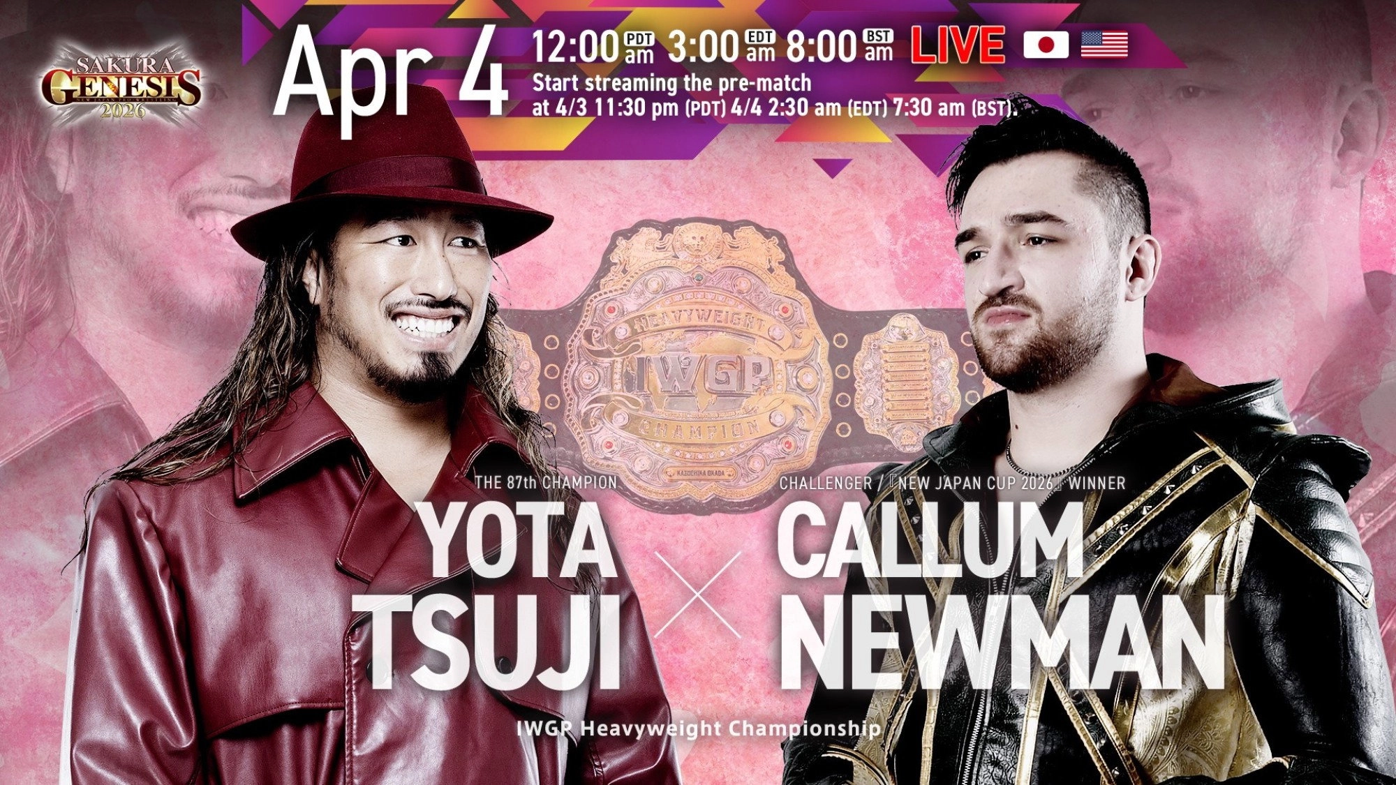 NJPW Sakura Genesis 2026