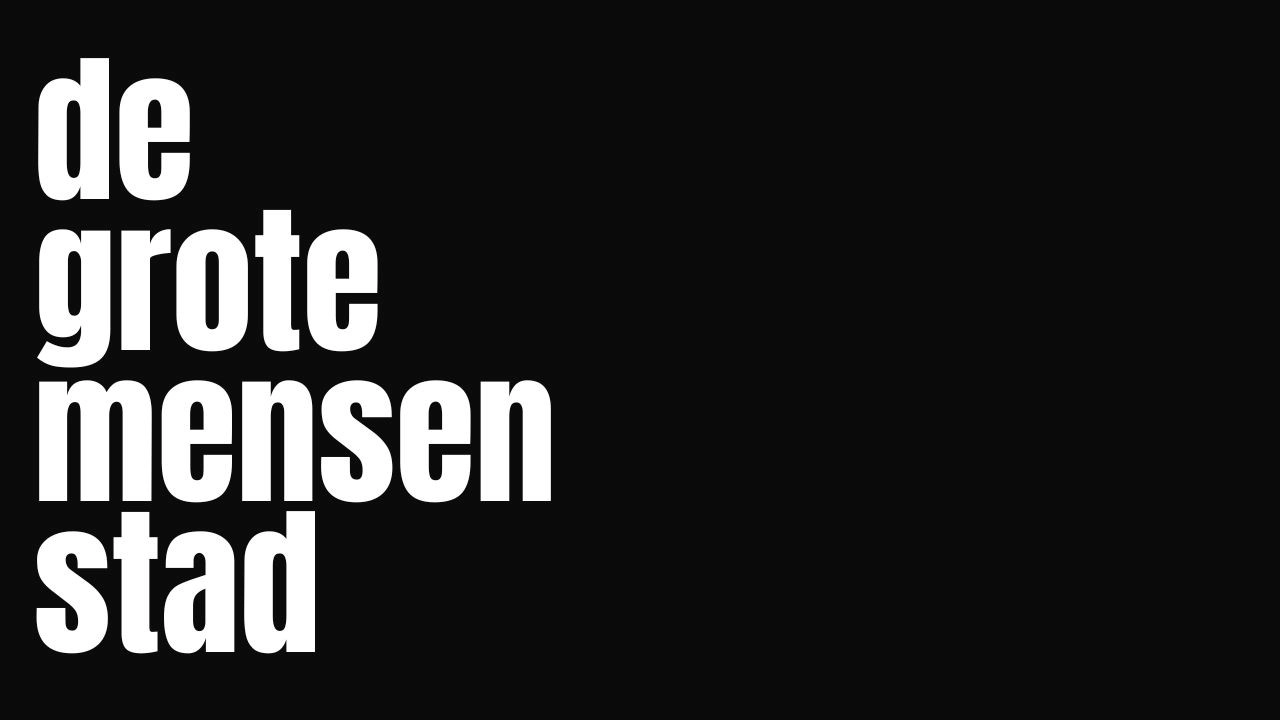 De Grote Mensen Stad