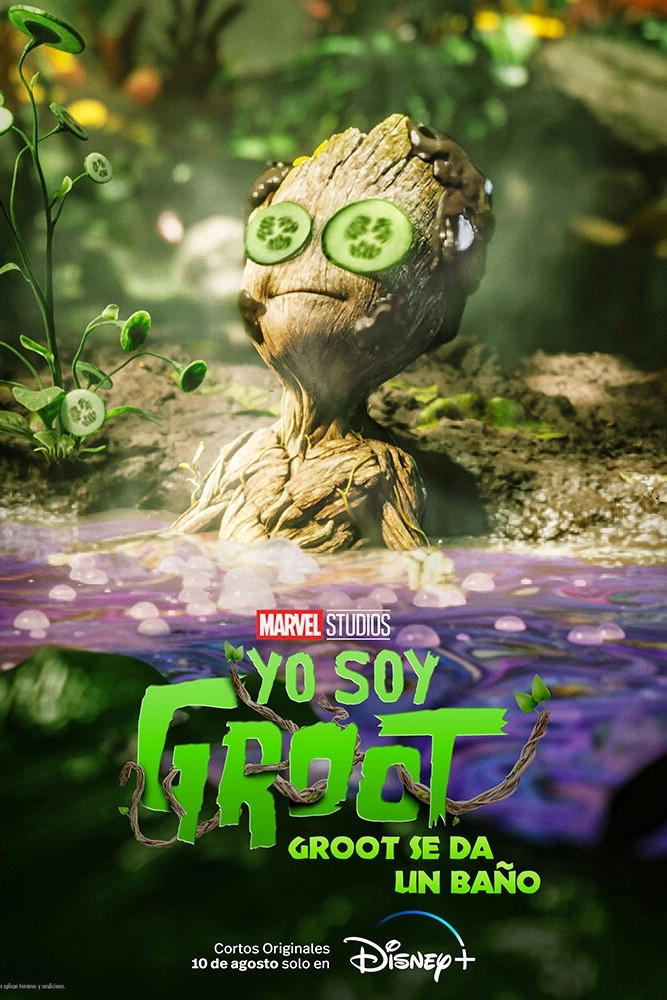 Groot Takes a Bath