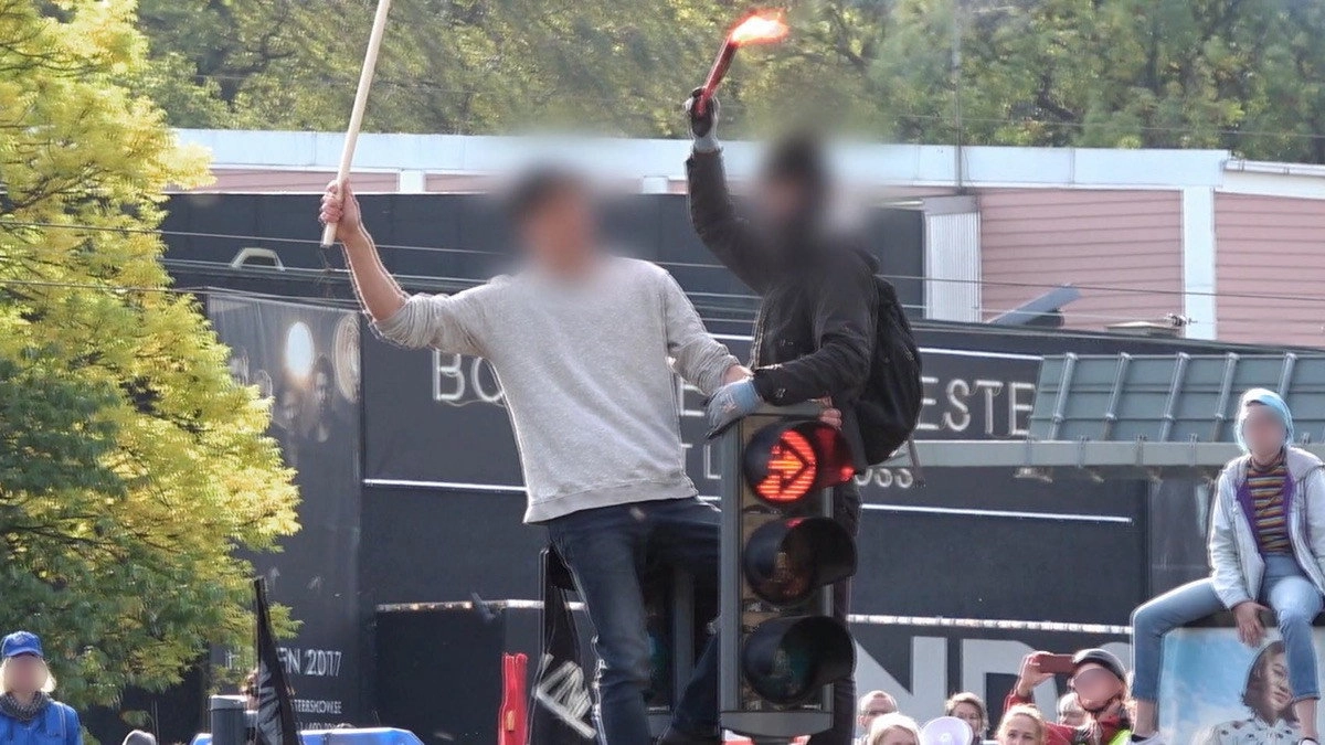 Fångat på polisens kamera