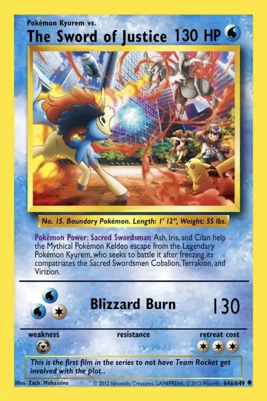 Pokémon the Movie: Kyurem vs. the Sword of Justice