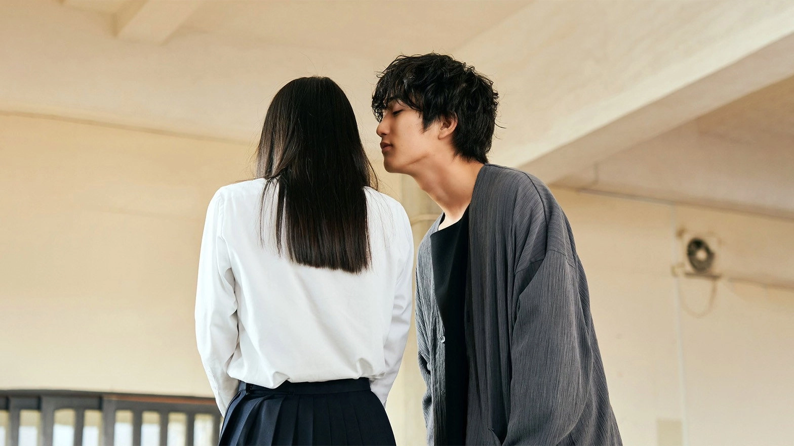 Falling High School Girl and Irresponsible Teacher