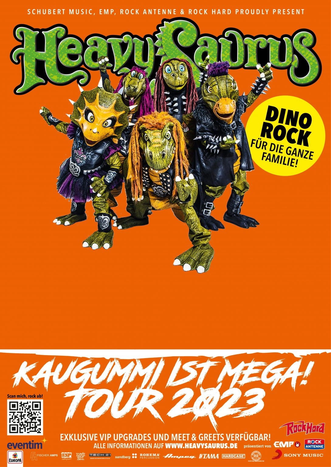 Heavysaurus - Kaugummi ist mega Tour 2023 - Leipzig