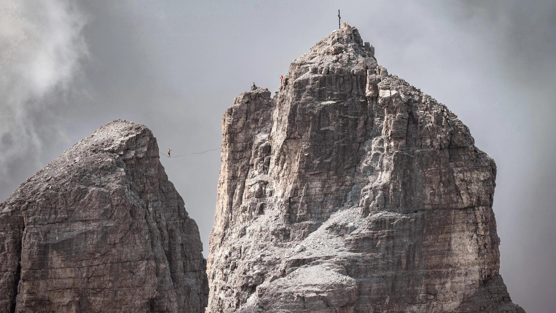 High Above: Highlining on Tribulaun