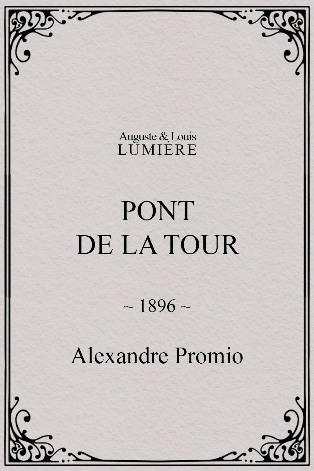 Pont de la Tour