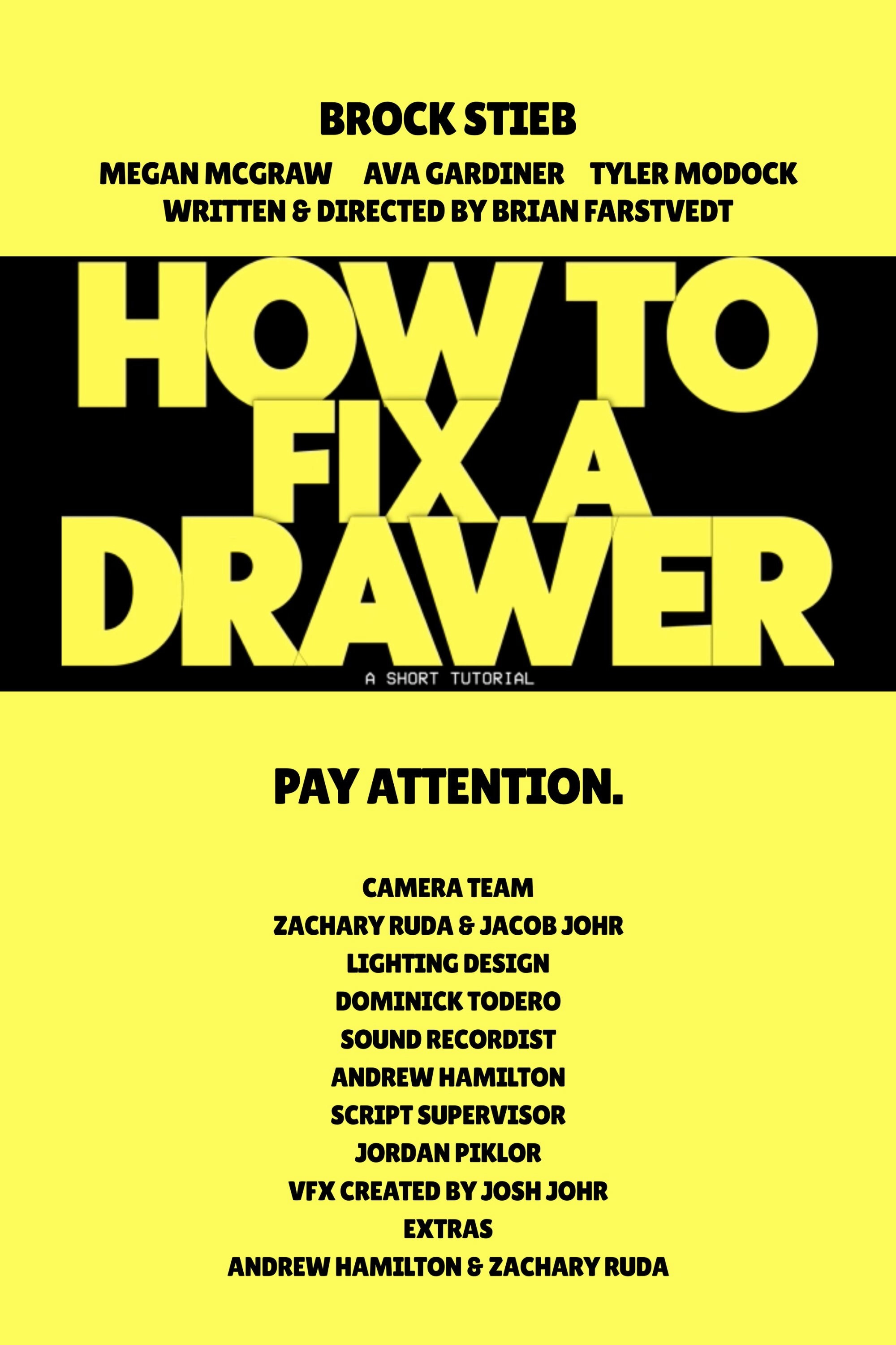 How To Fix A Drawer