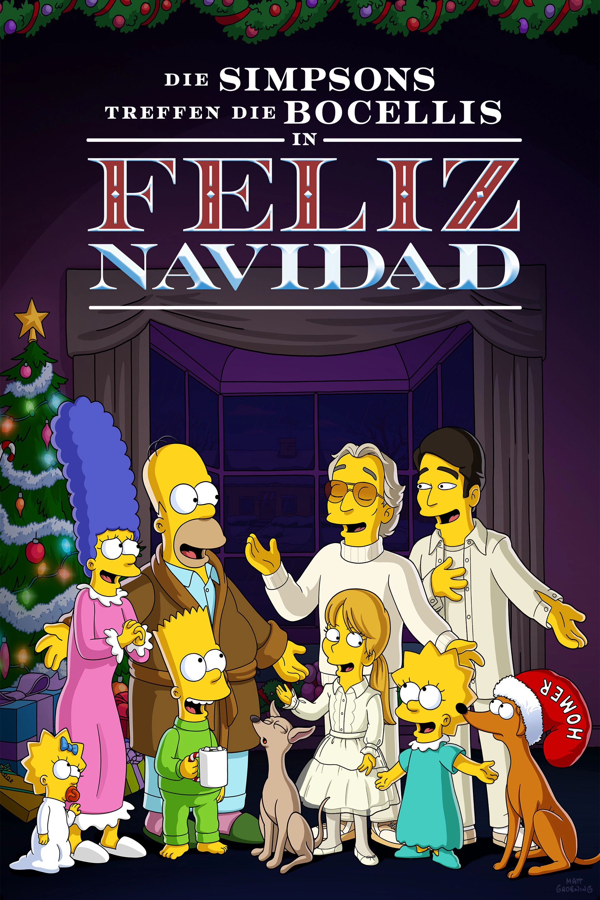 The Simpsons Meet the Bocellis in "Feliz Navidad"