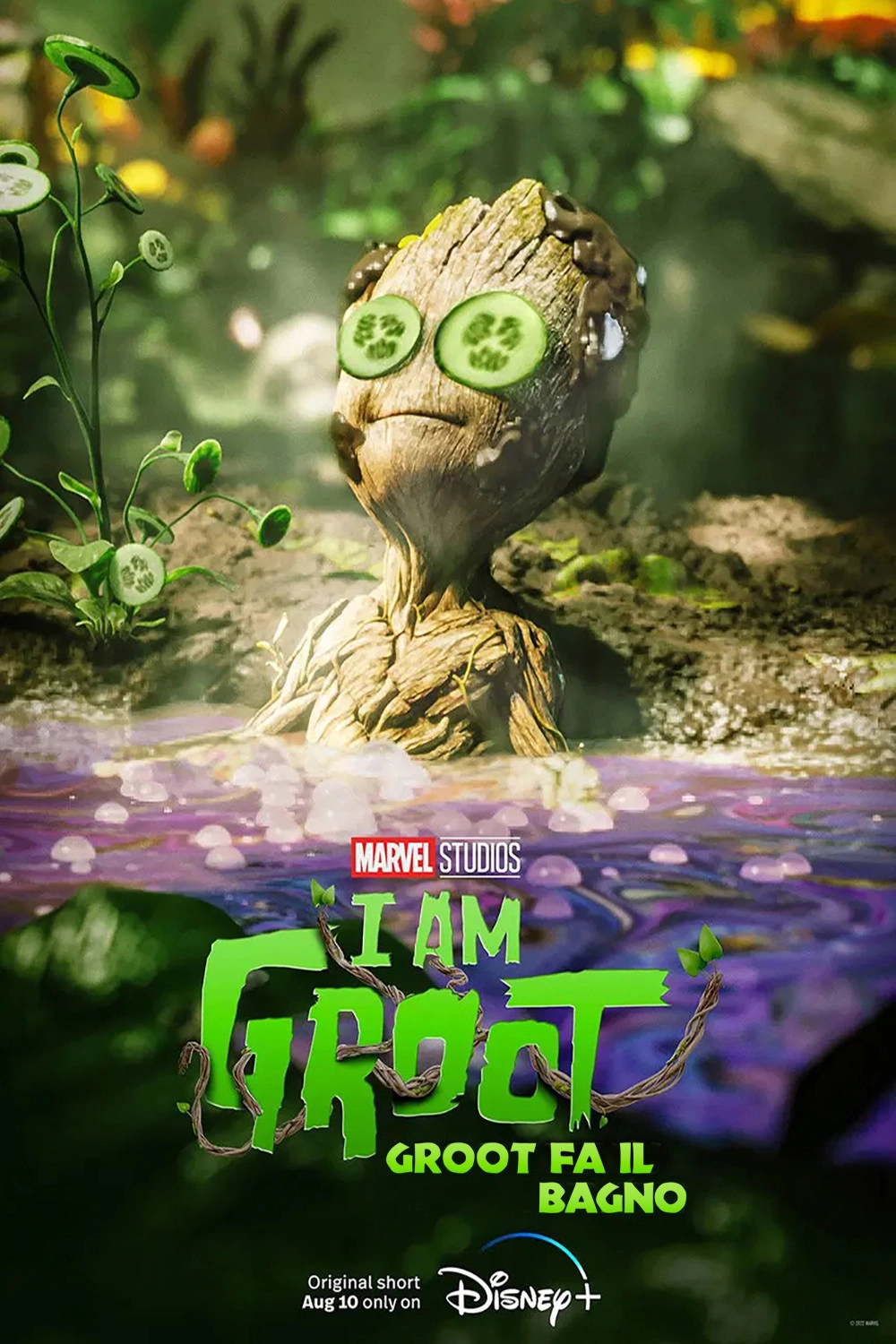 Groot Takes a Bath