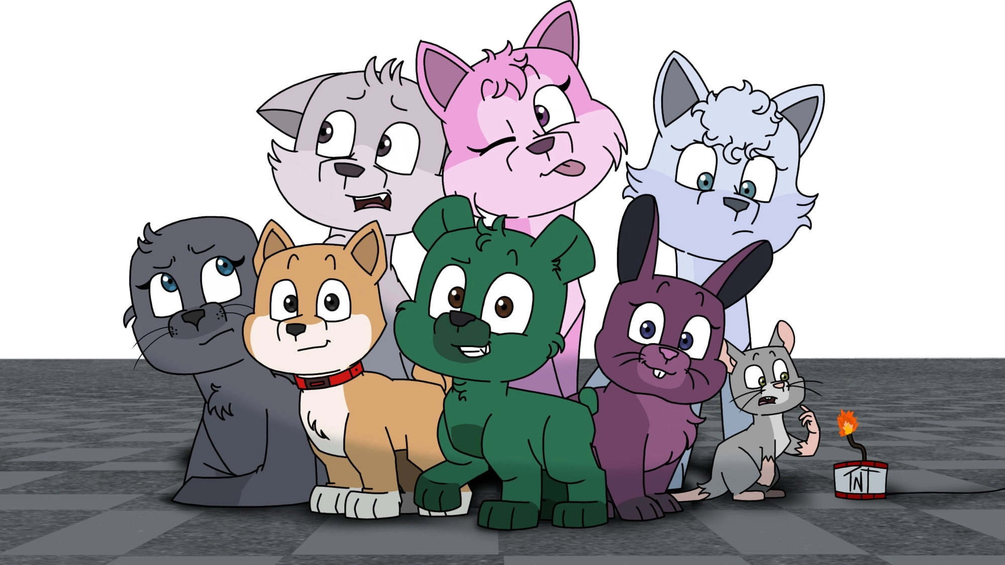 Eight Friendly Animals!