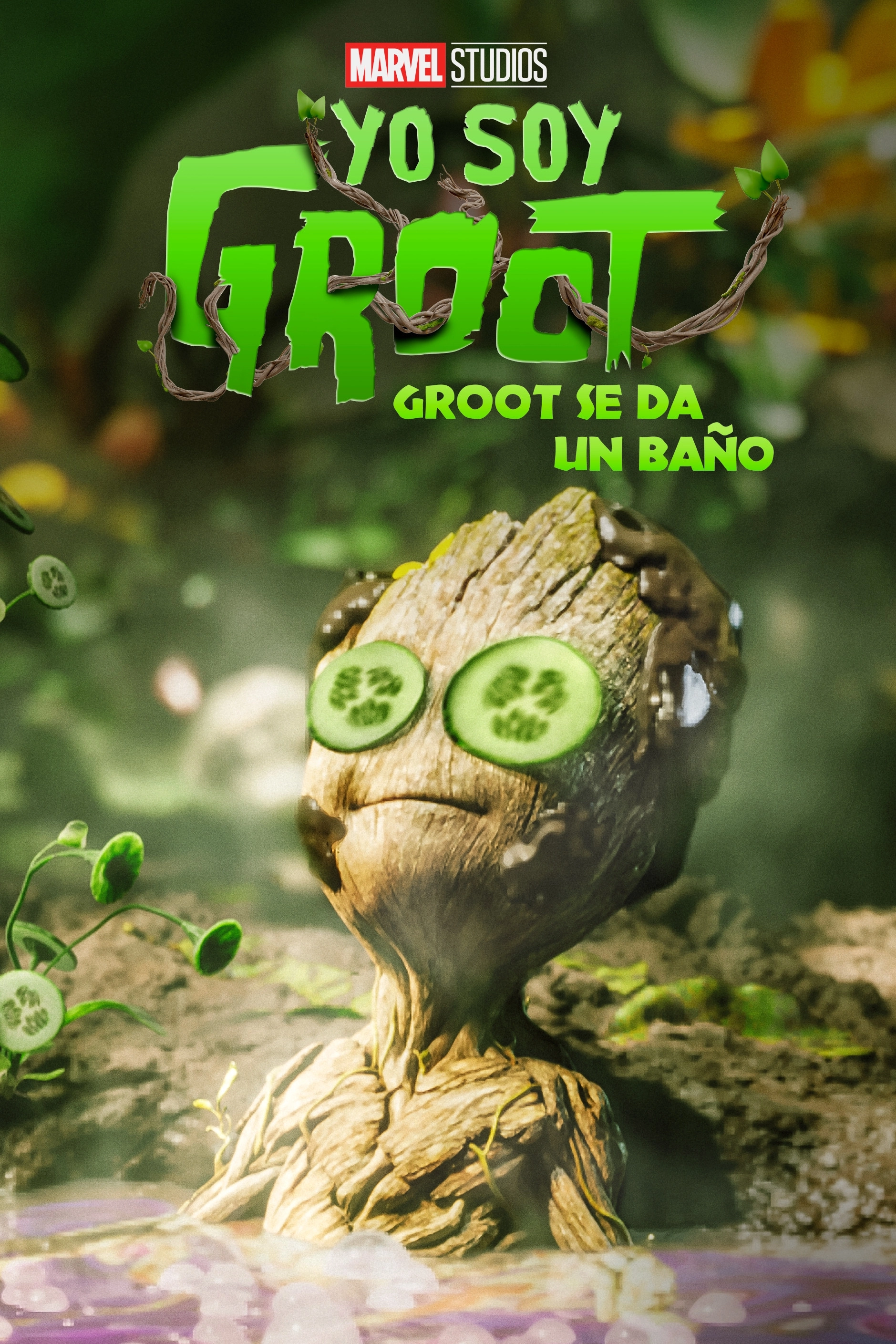 Groot Takes a Bath
