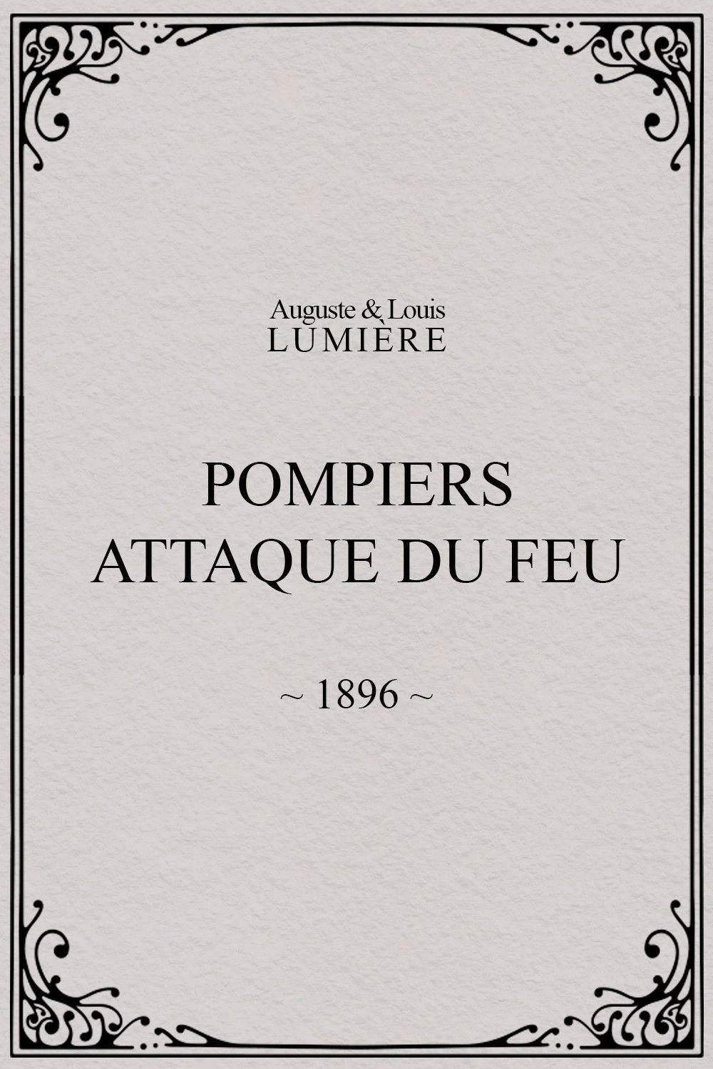 Pompiers : attaque du feu