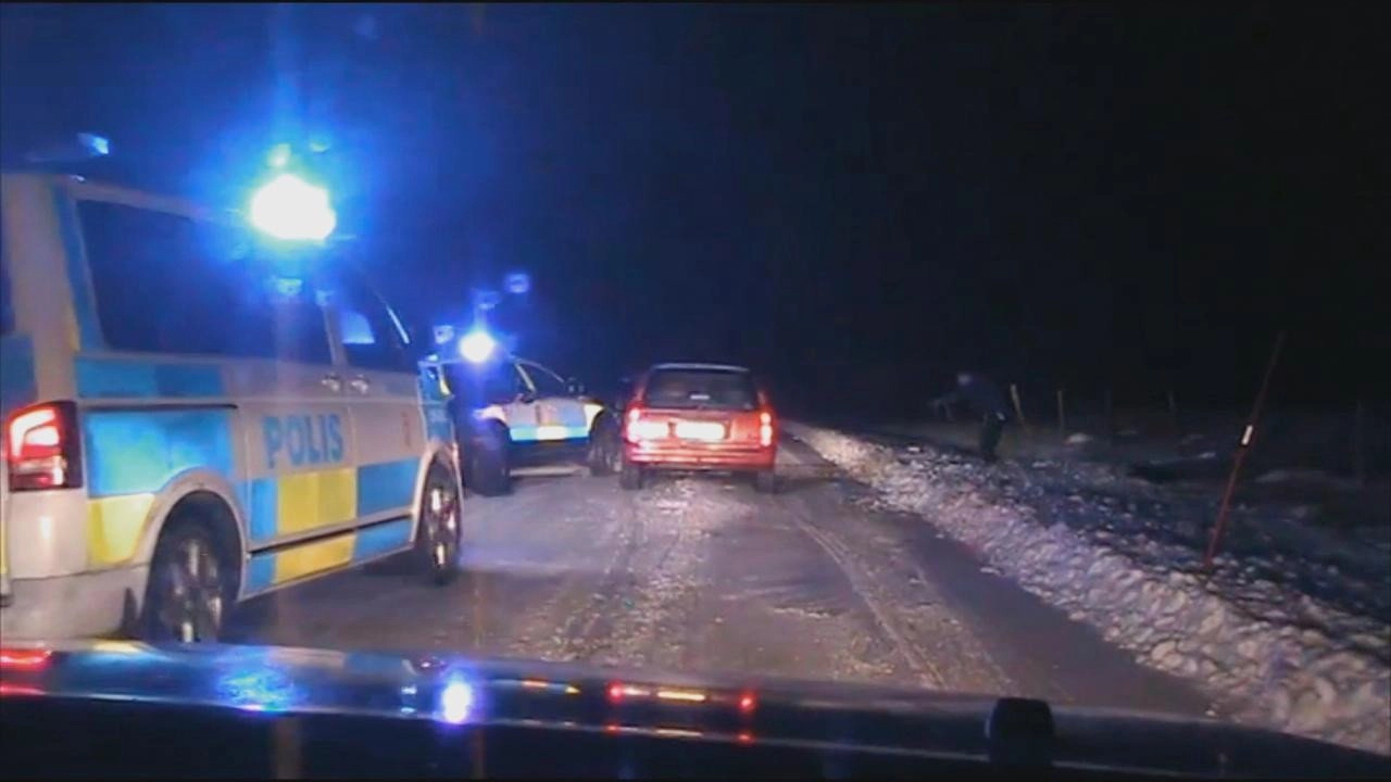 Fångat på polisens kamera
