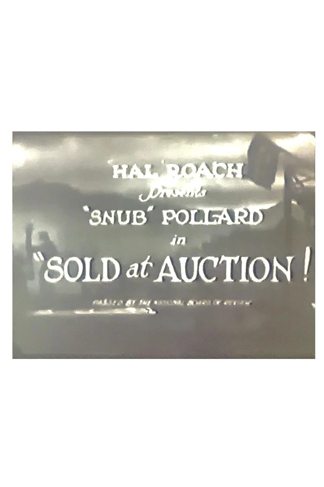 Sold at Auction!