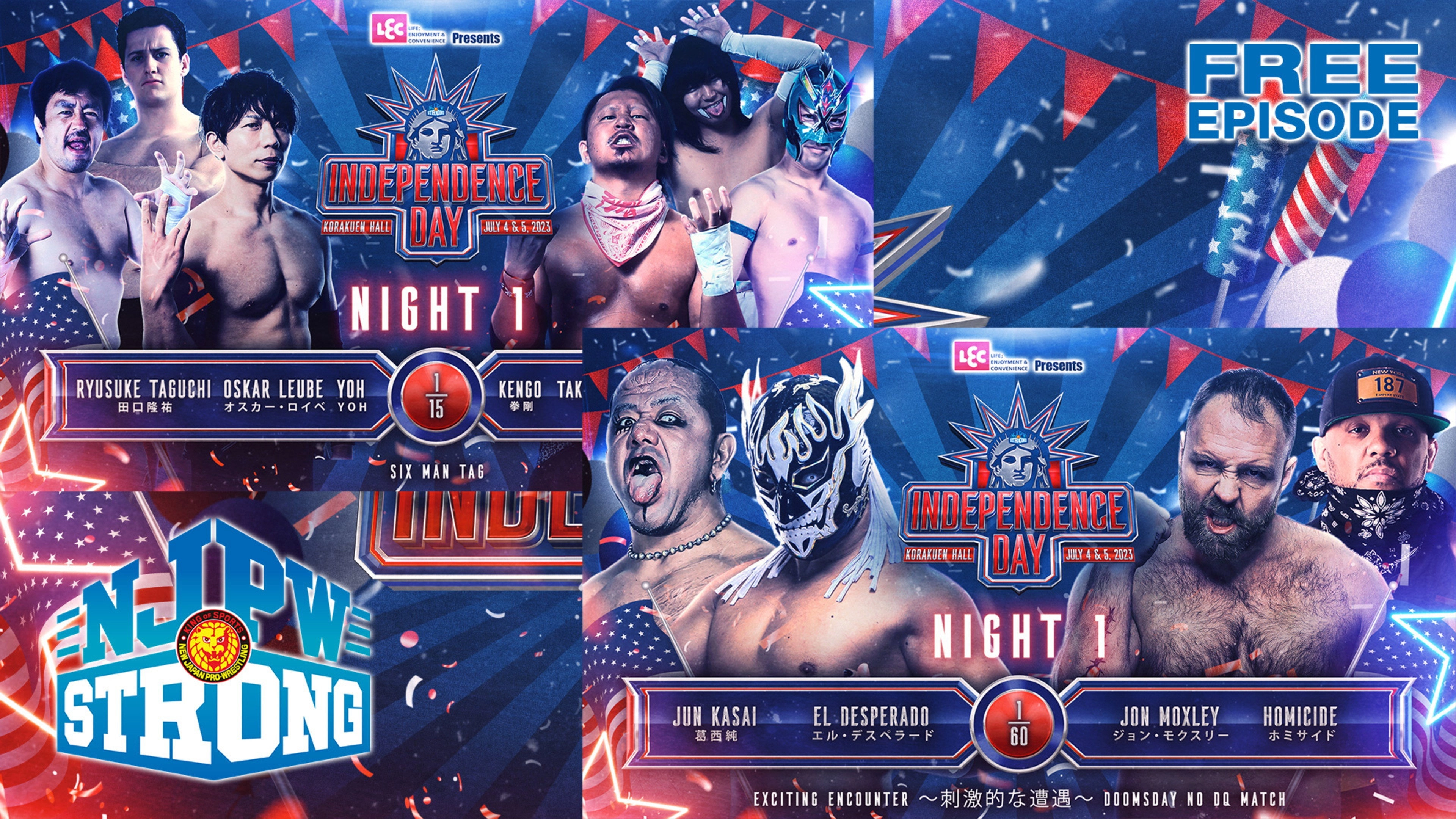NJPW STRONG Independence Day 2023 - Day 1