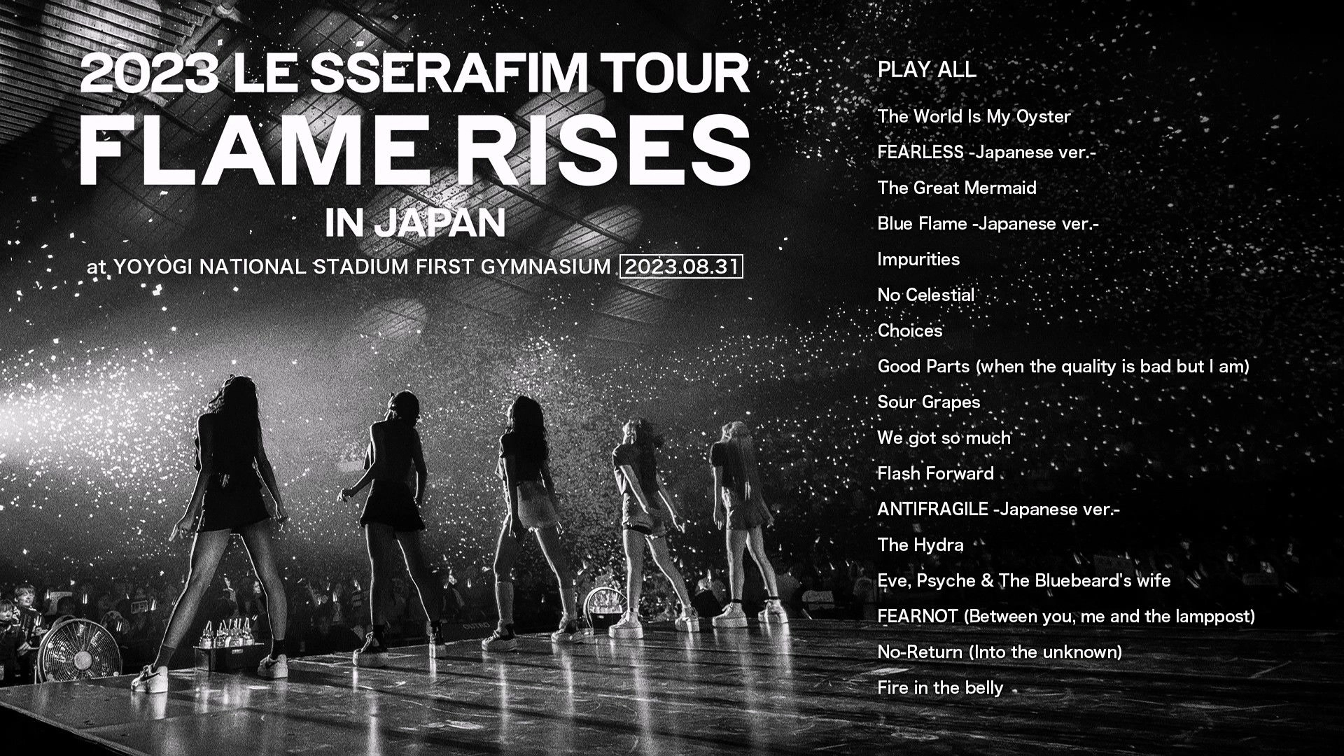 2023 LE SSERAFIM TOUR 'FLAME RISES' IN JAPAN