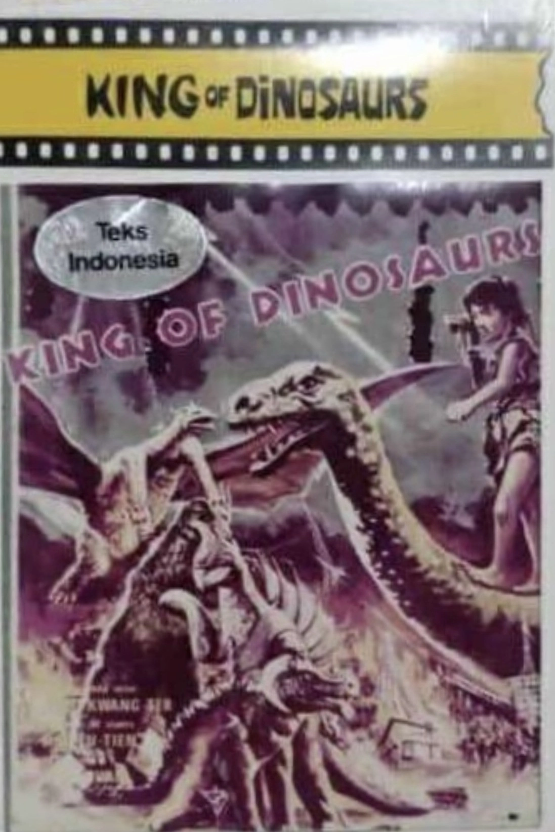 Dinosaur Fights Against Cosmic-Men