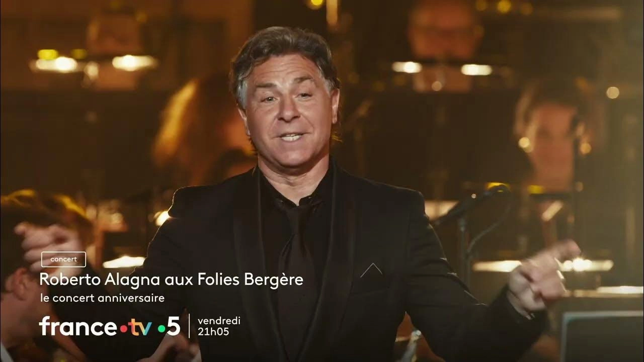 Roberto Alagna aux Folies Bergère, le concert anniversaire