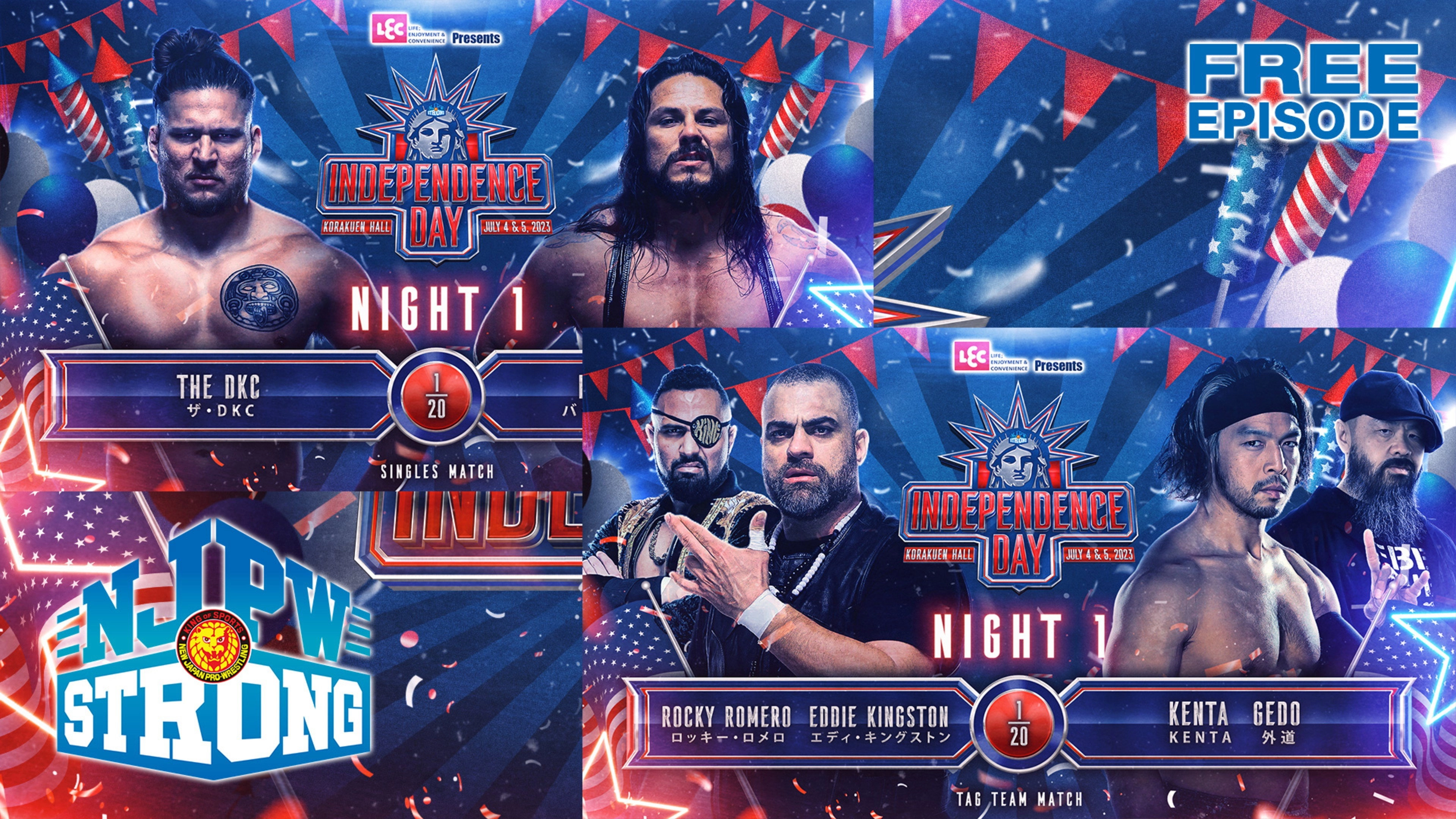 NJPW STRONG Independence Day 2023 - Day 1