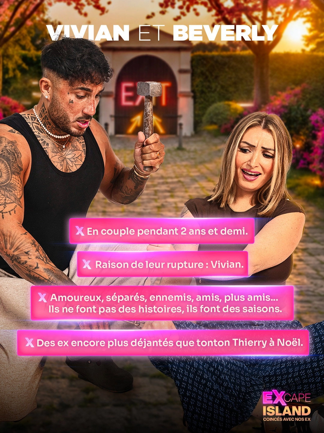 Excape Island : coincés avec nos ex