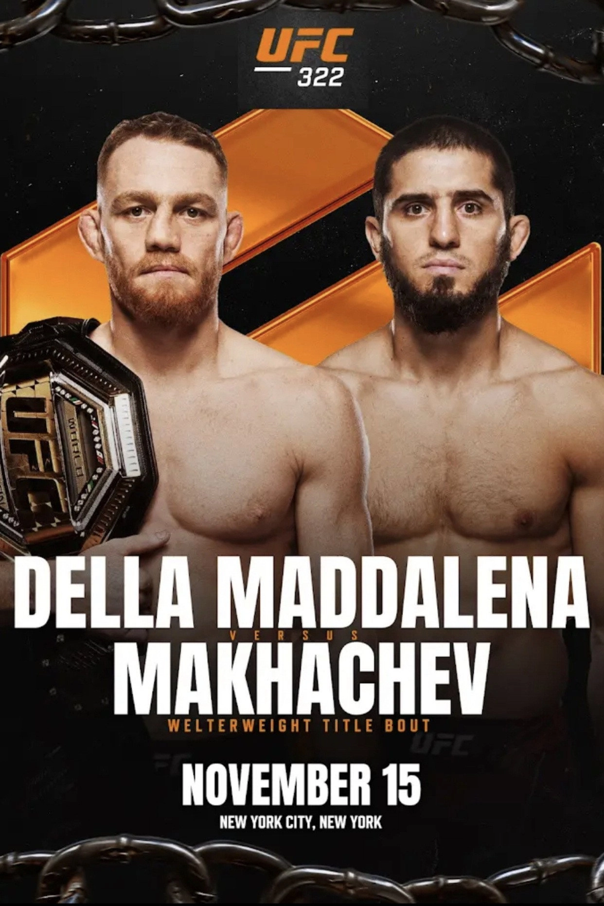 UFC 322: Della Maddalena vs. Makhachev