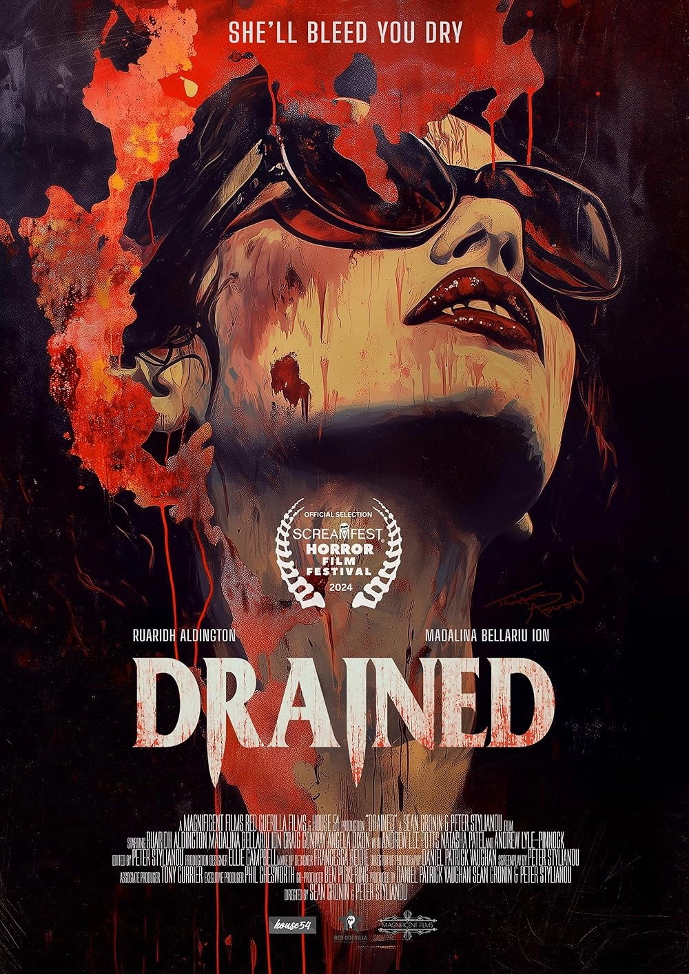 Drained