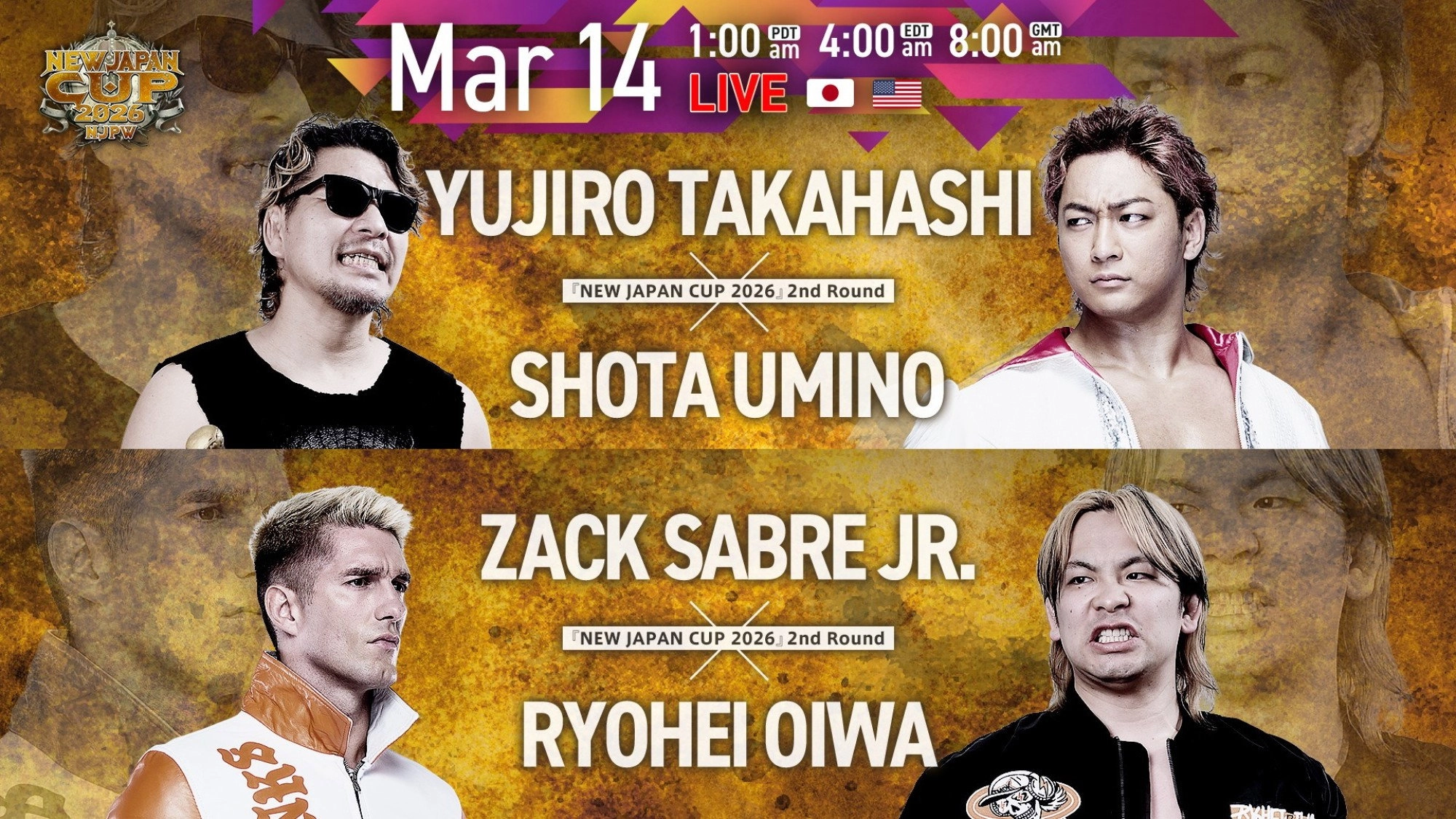 NJPW New Japan Cup 2026 - Day 8