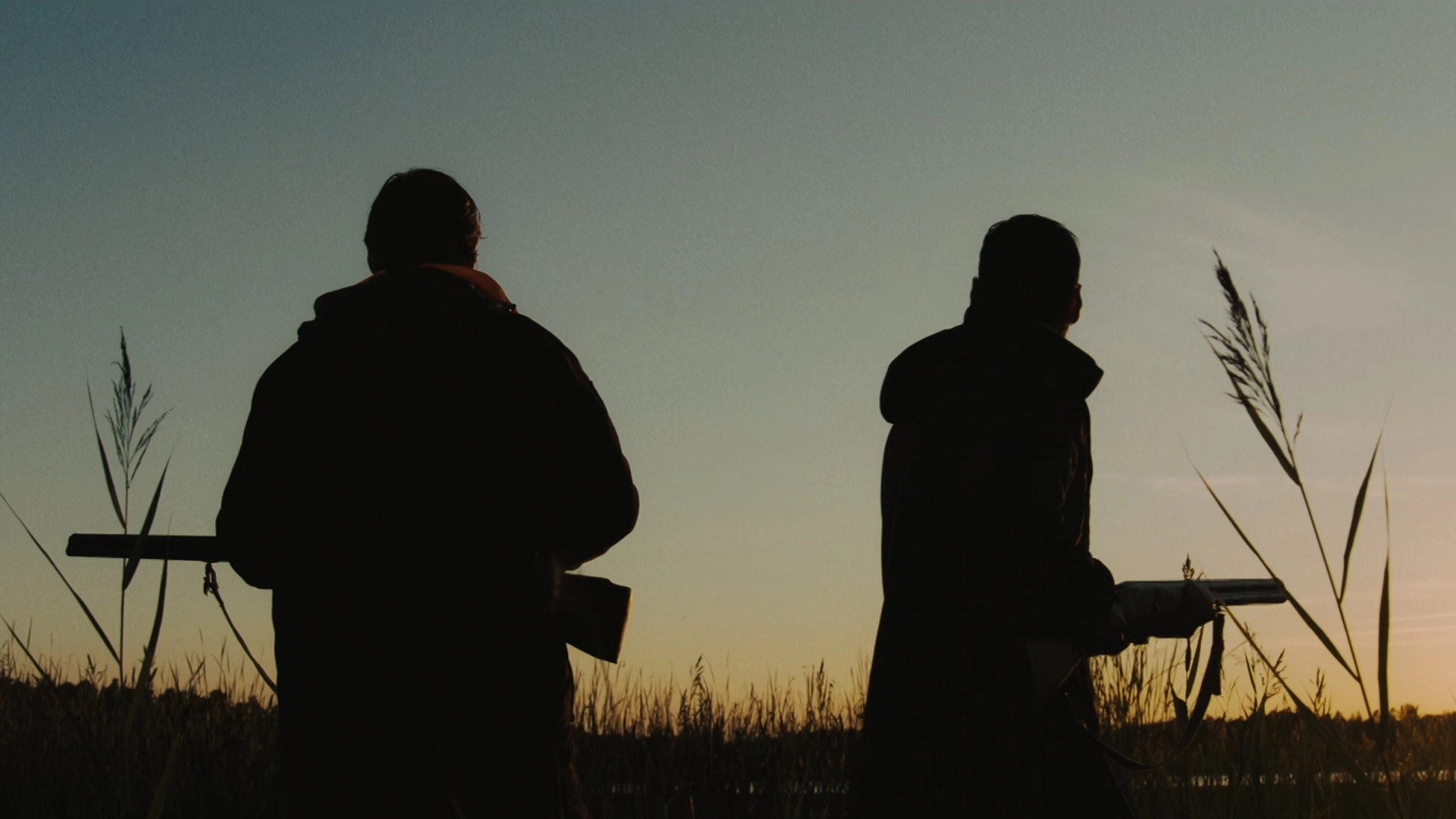 Hunters on a White Field
