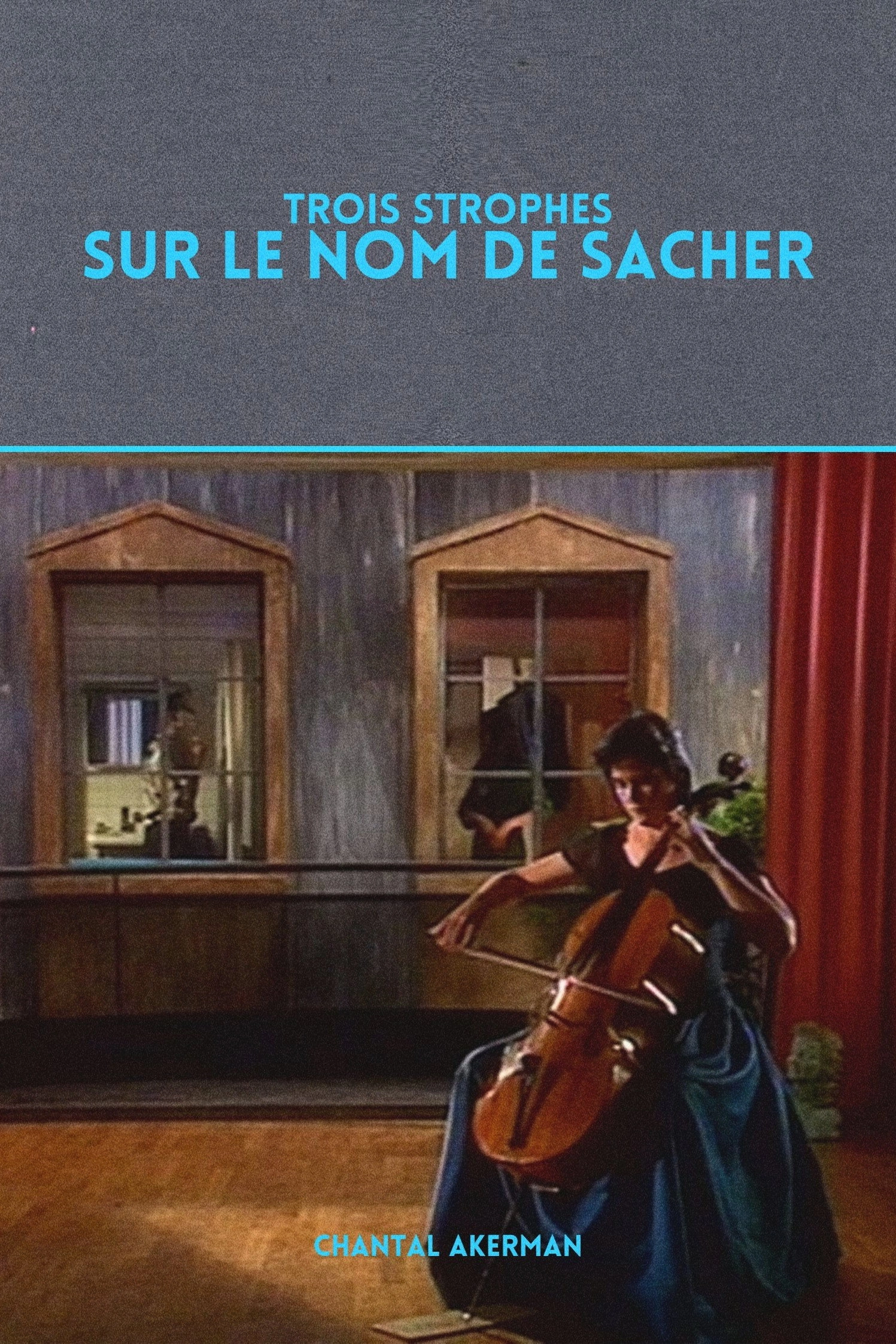 Three Stanzas on the Name of Sacher
