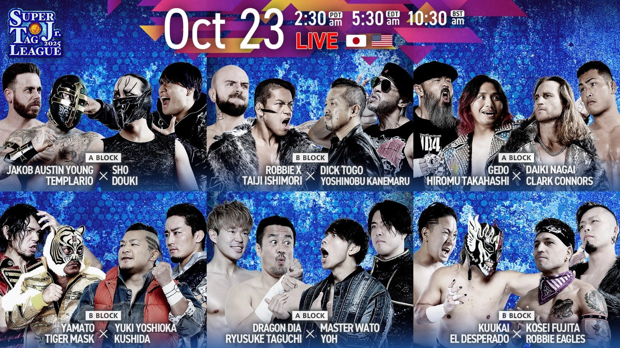 NJPW Super Junior Tag League 2025 - Day 1