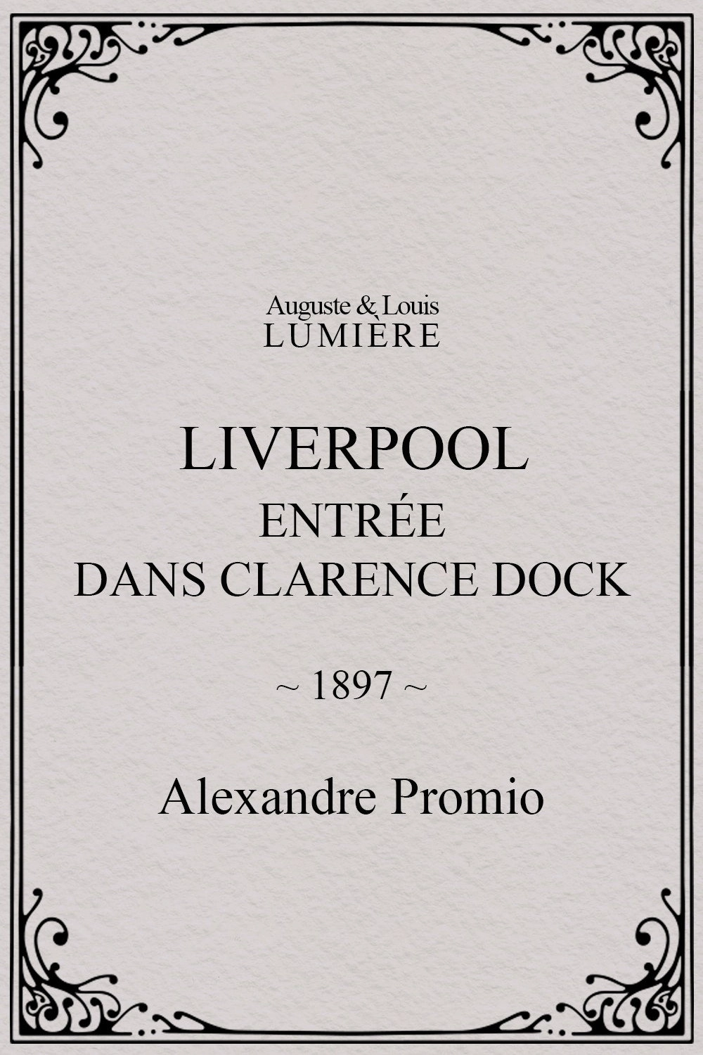 Liverpool, entrée dans Clarence Dock