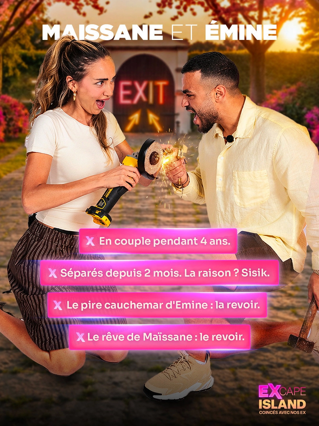 Excape Island : coincés avec nos ex