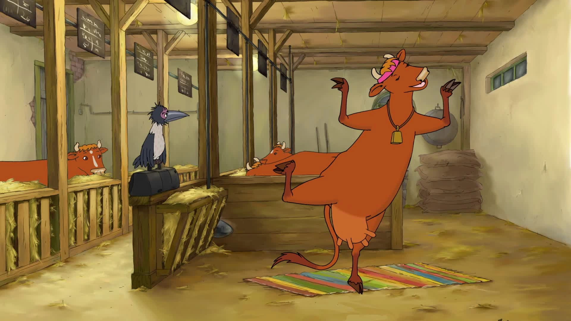 Mama Moo and the Crow