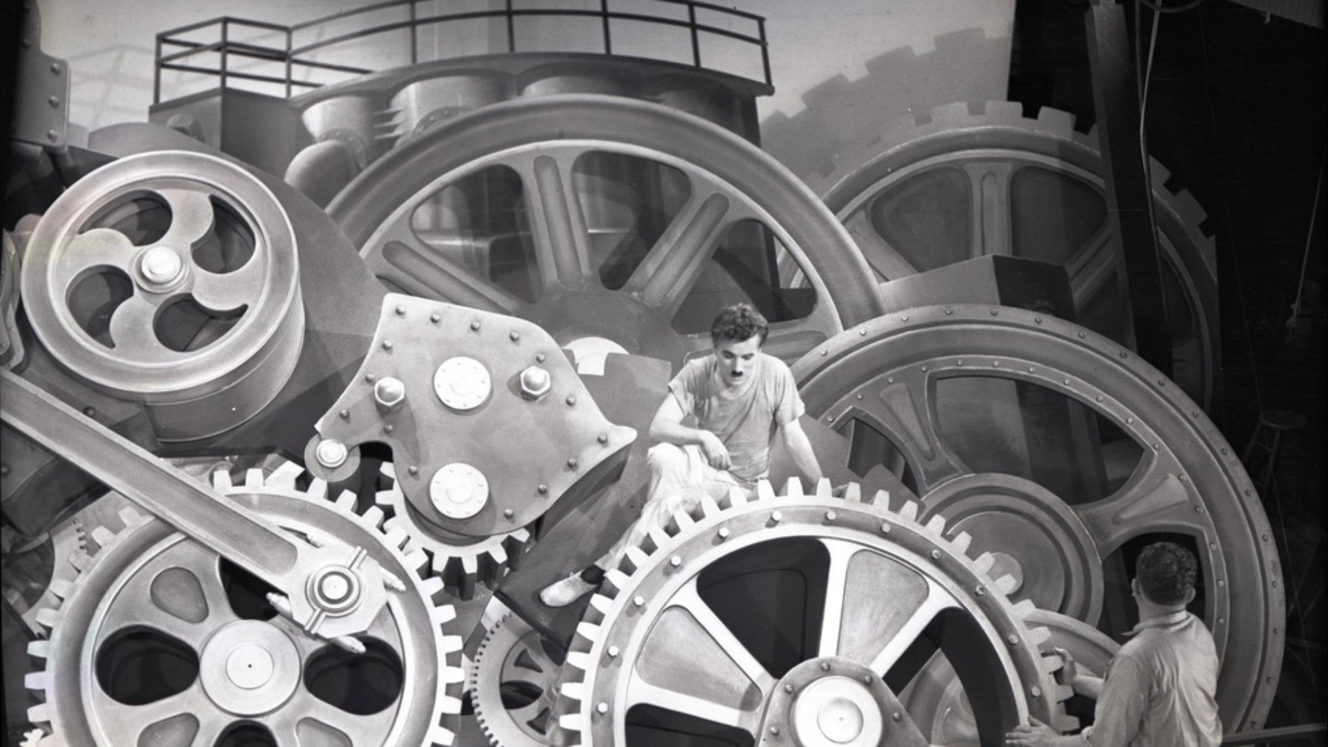 Chaplin et Les temps modernes, La voie du silence