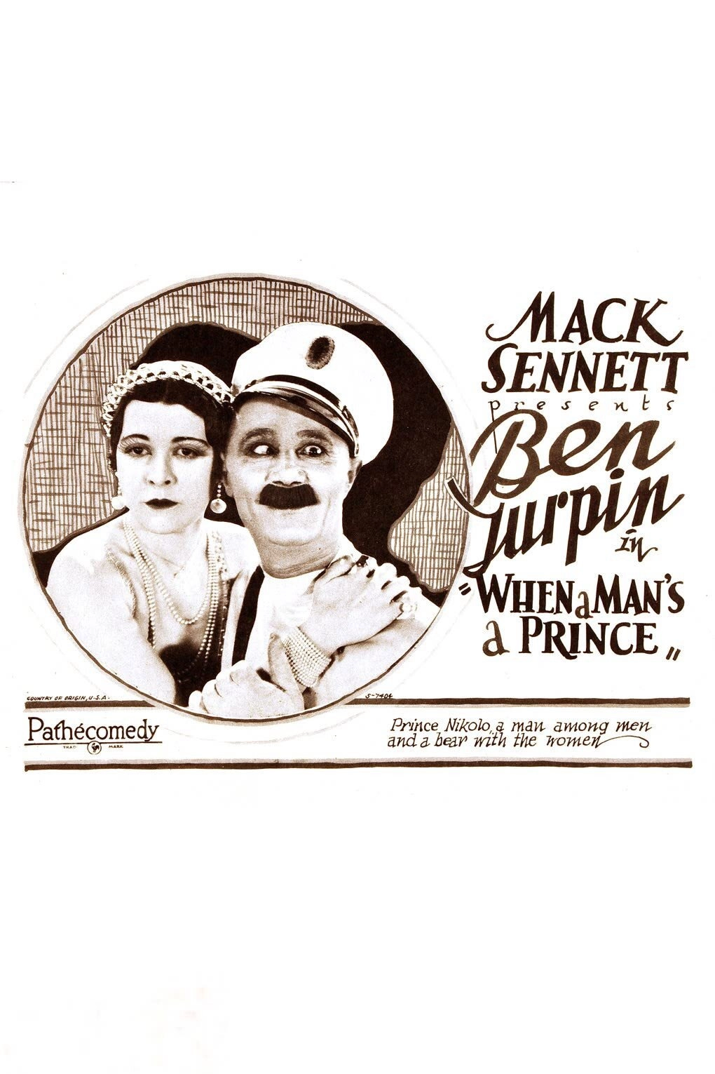 When a Man's a Prince
