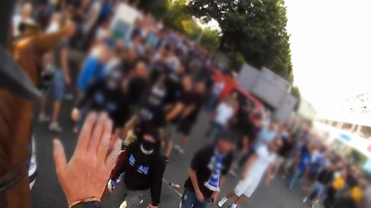 Fångat på polisens kamera