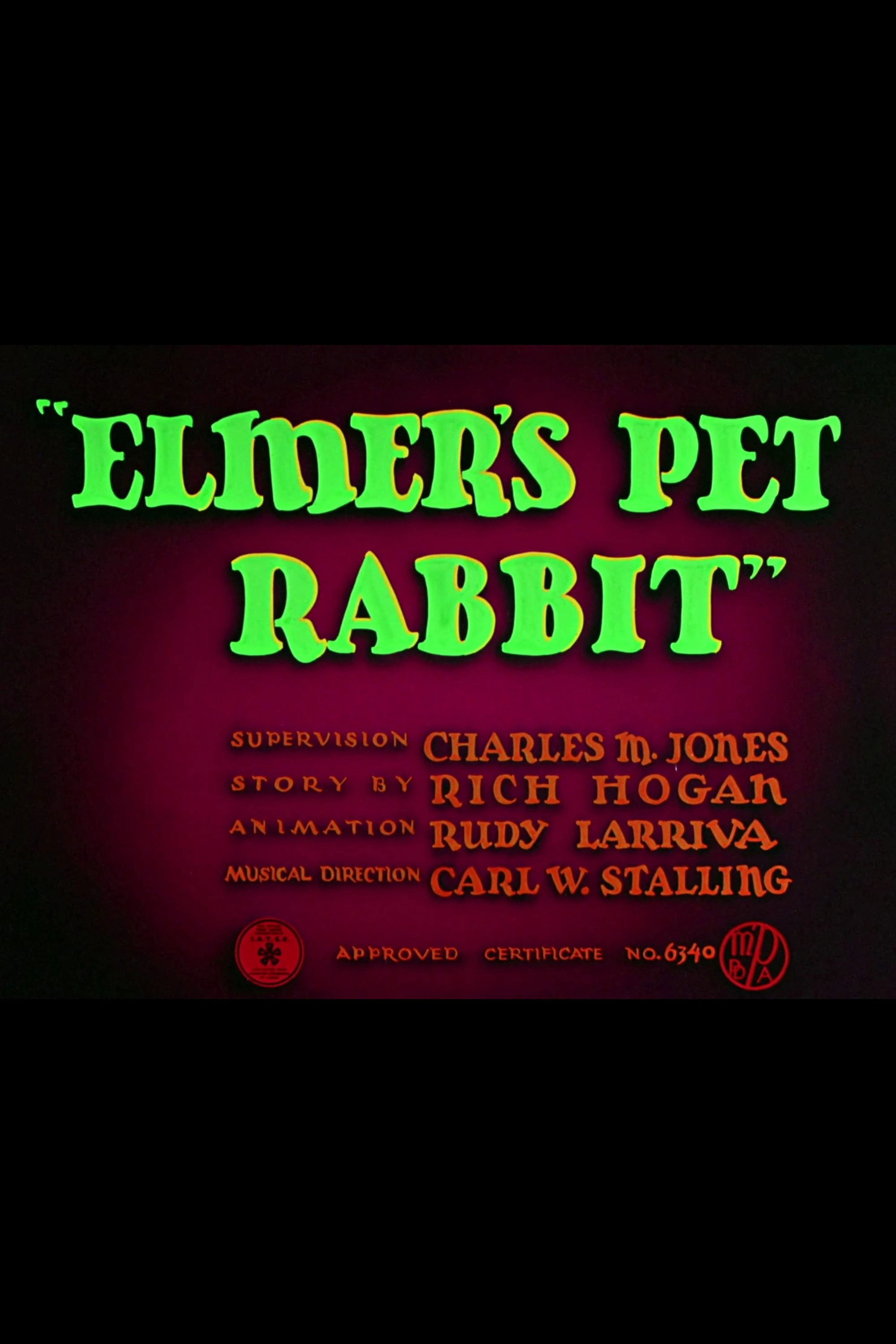 Elmer's Pet Rabbit