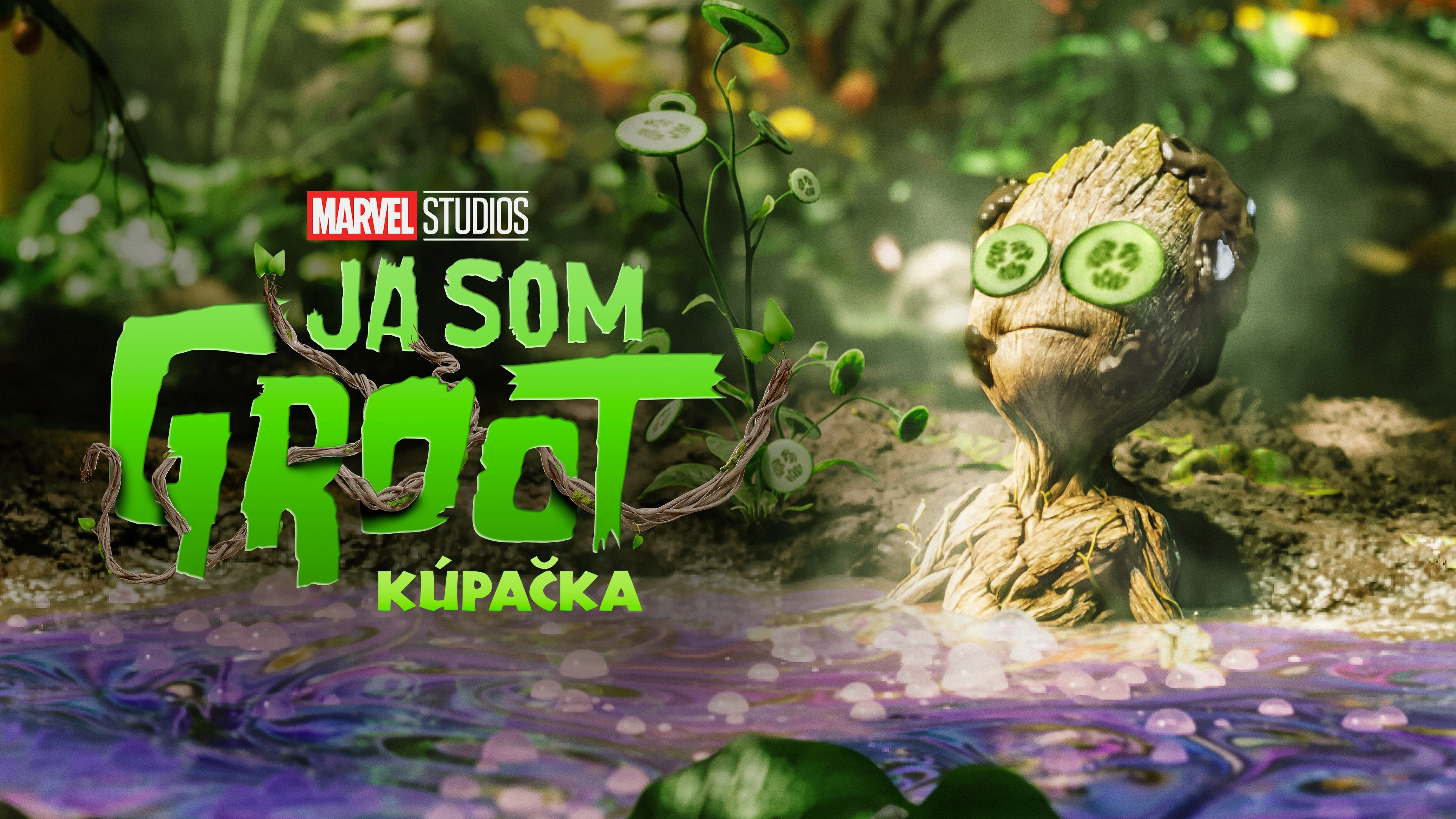 Groot Takes a Bath